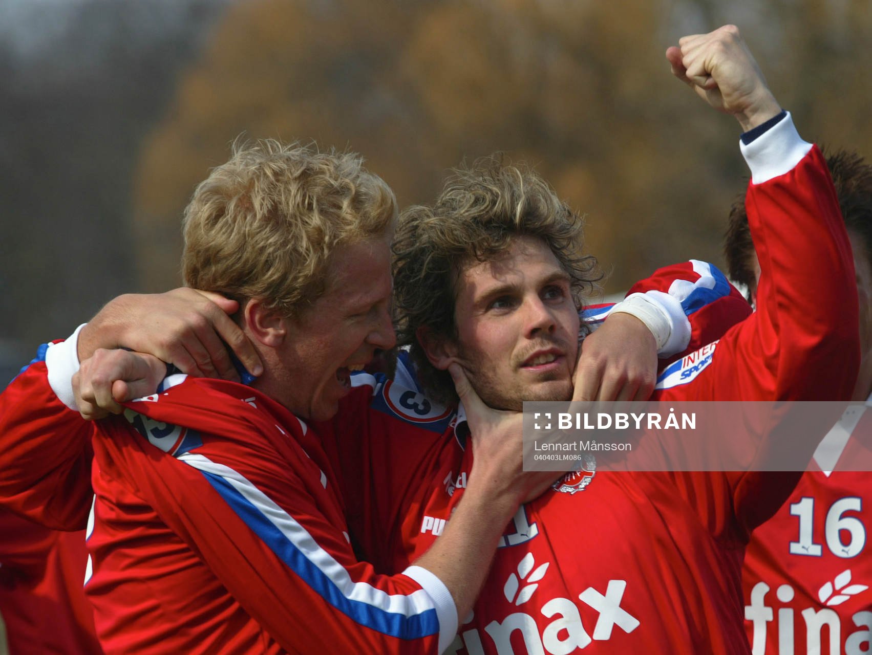 Peter Graulund och Gustaf Andersson, Helsingborg jublar