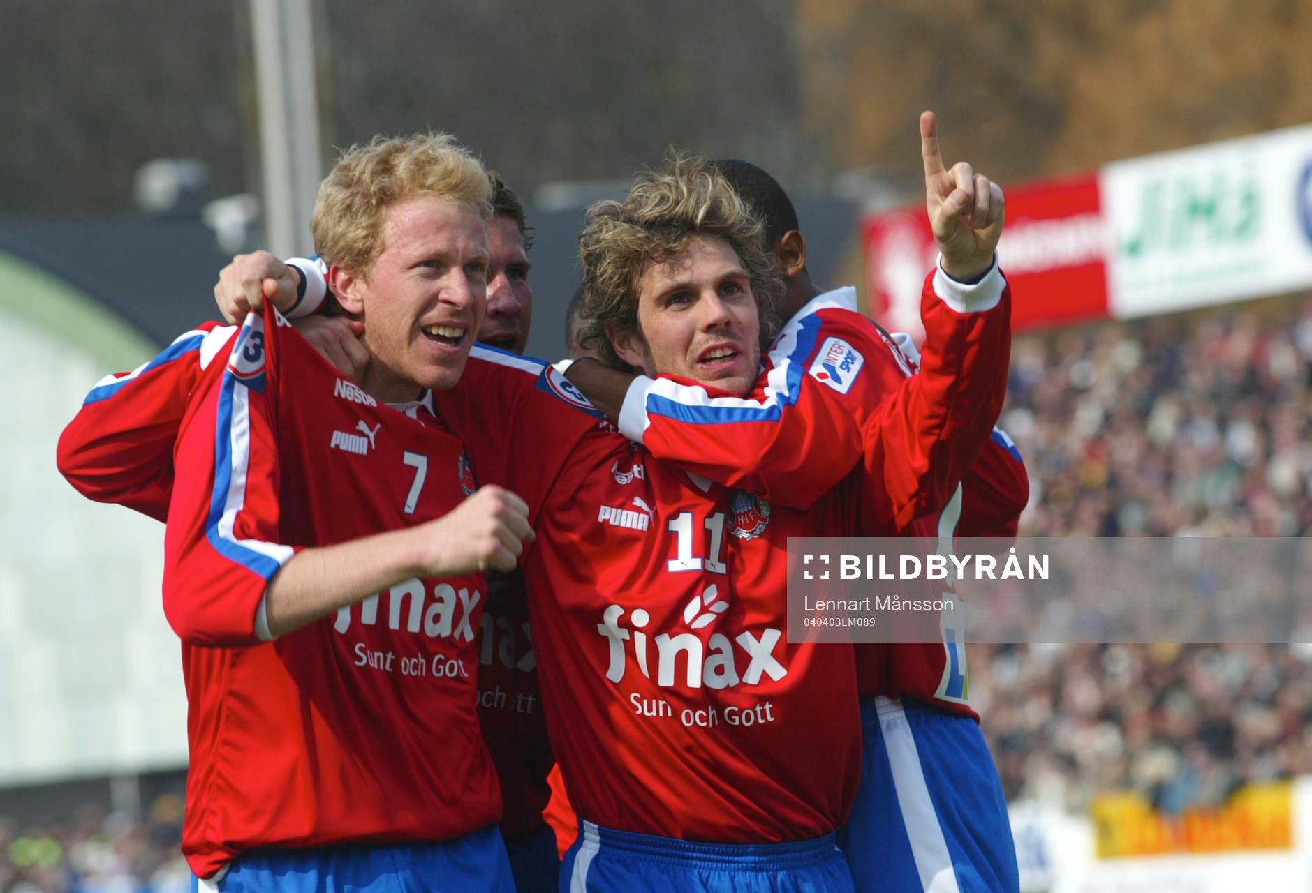Peter Graulund och Gustaf Andersson, Helsingborg jublar