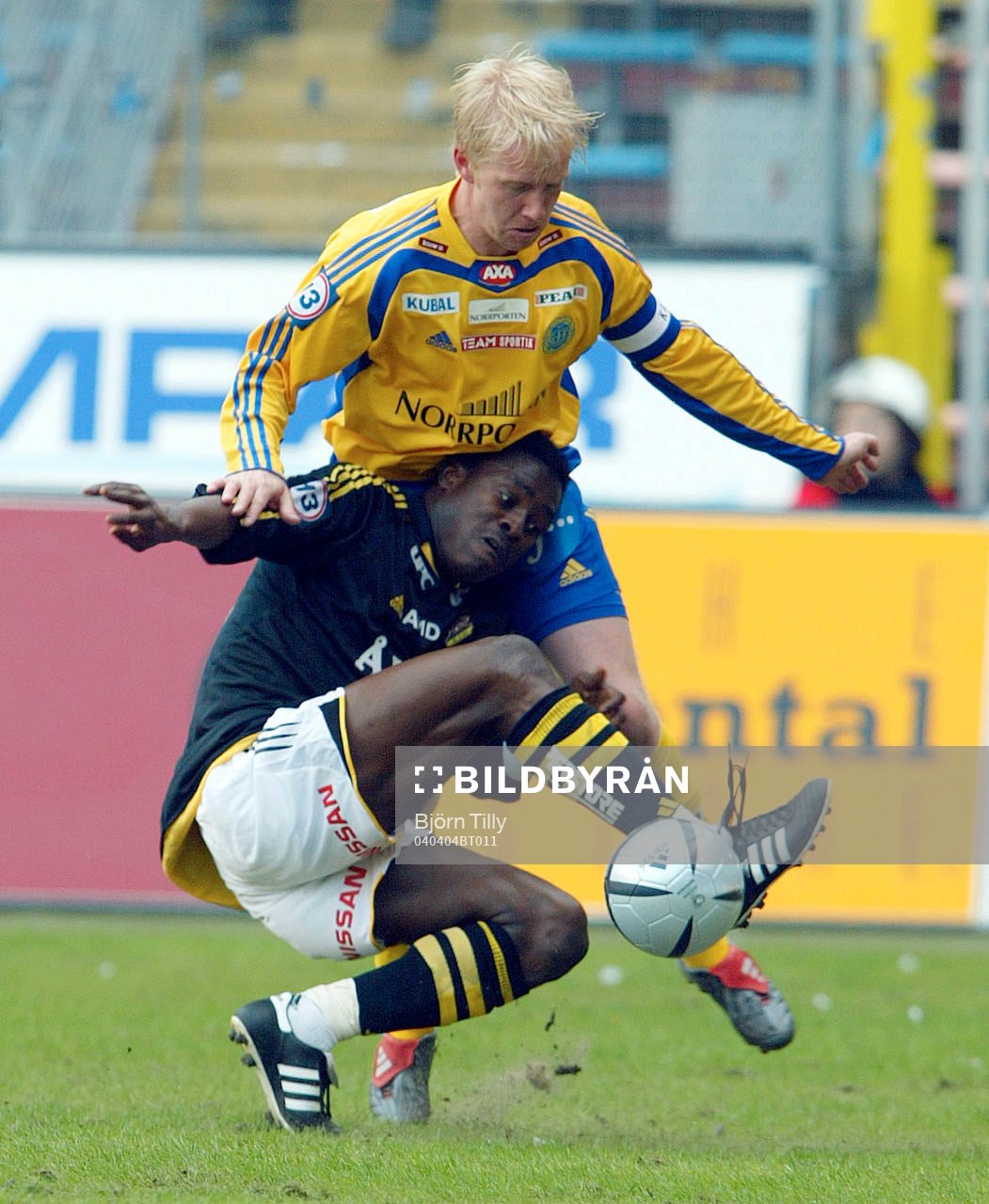 Derek Boateng, AIK och Patrik Eriksson Ohlsson, Sundsvall