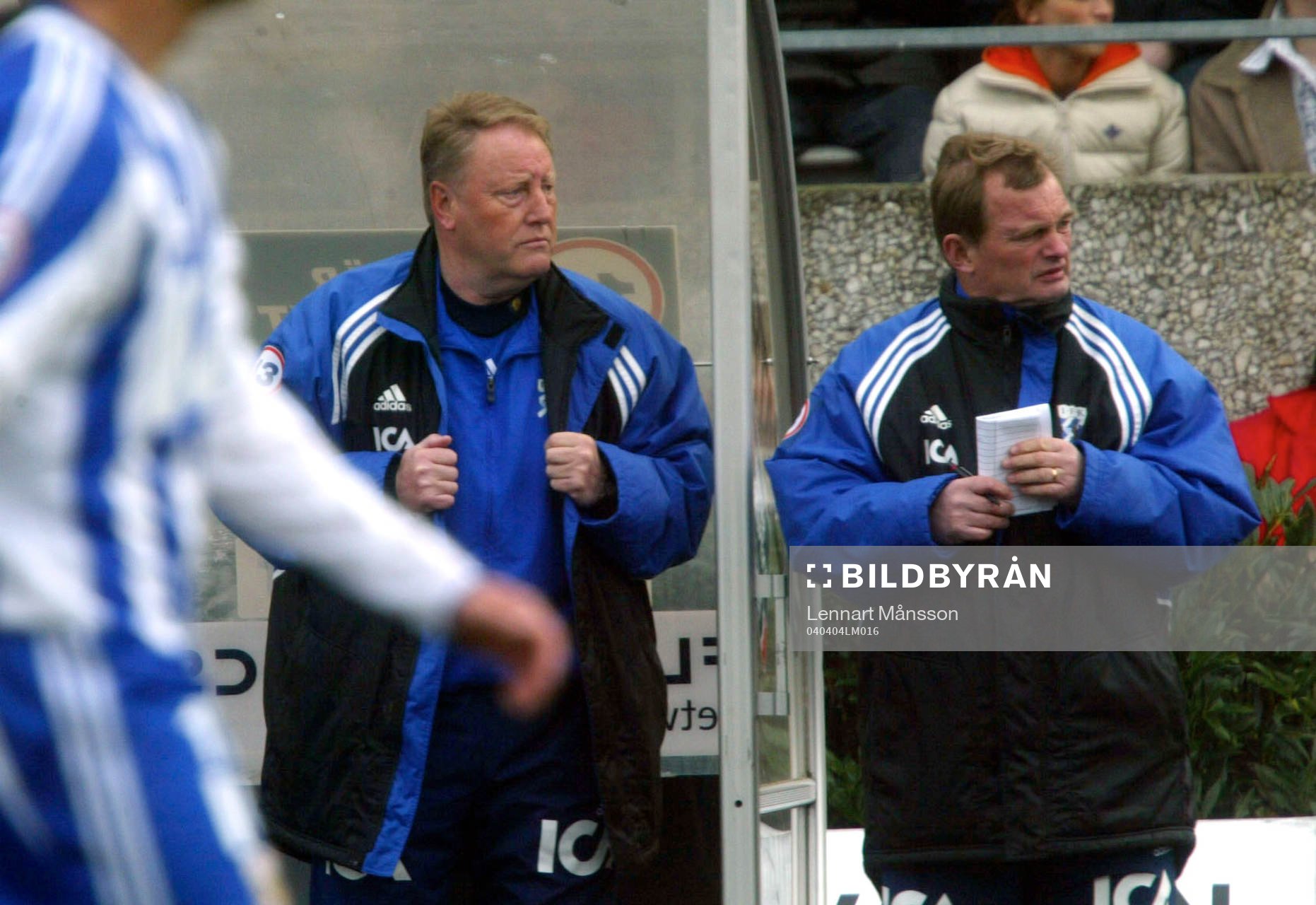 Bosse Johansson och Kjell Pettersson, tränare