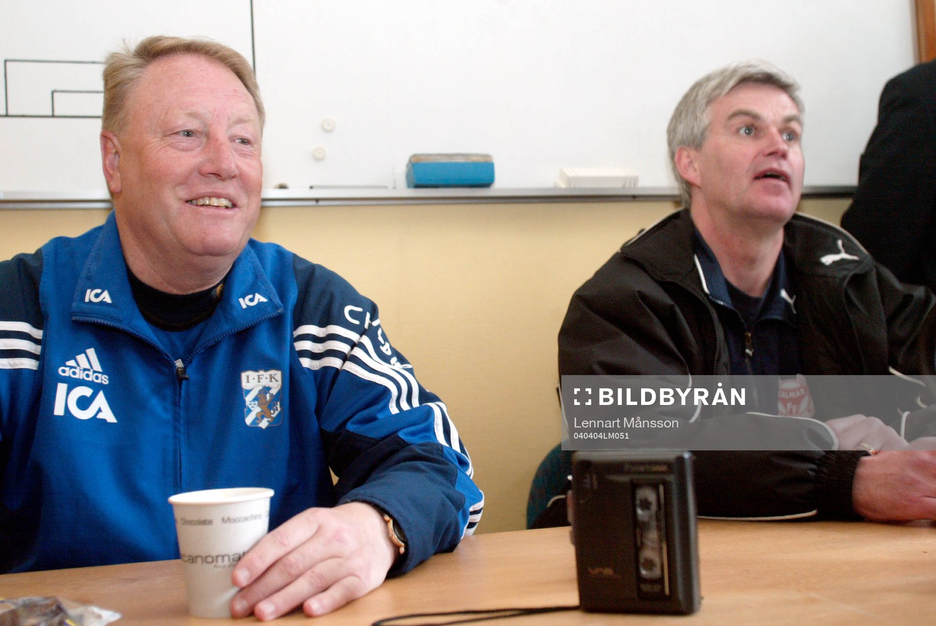 Bosse Joahnsson och Nanne Bergstrand, tränare