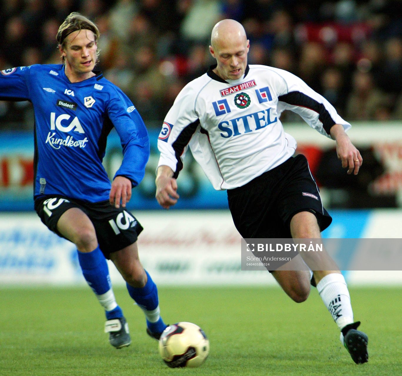 Mikael Danielsson, Örebro och Markus Rosenberg, Halmstad