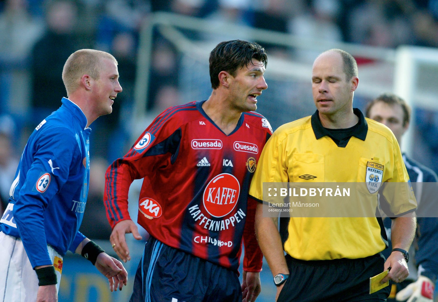 Geert Van Ouden, Djurgården och Martin Hansson, domare