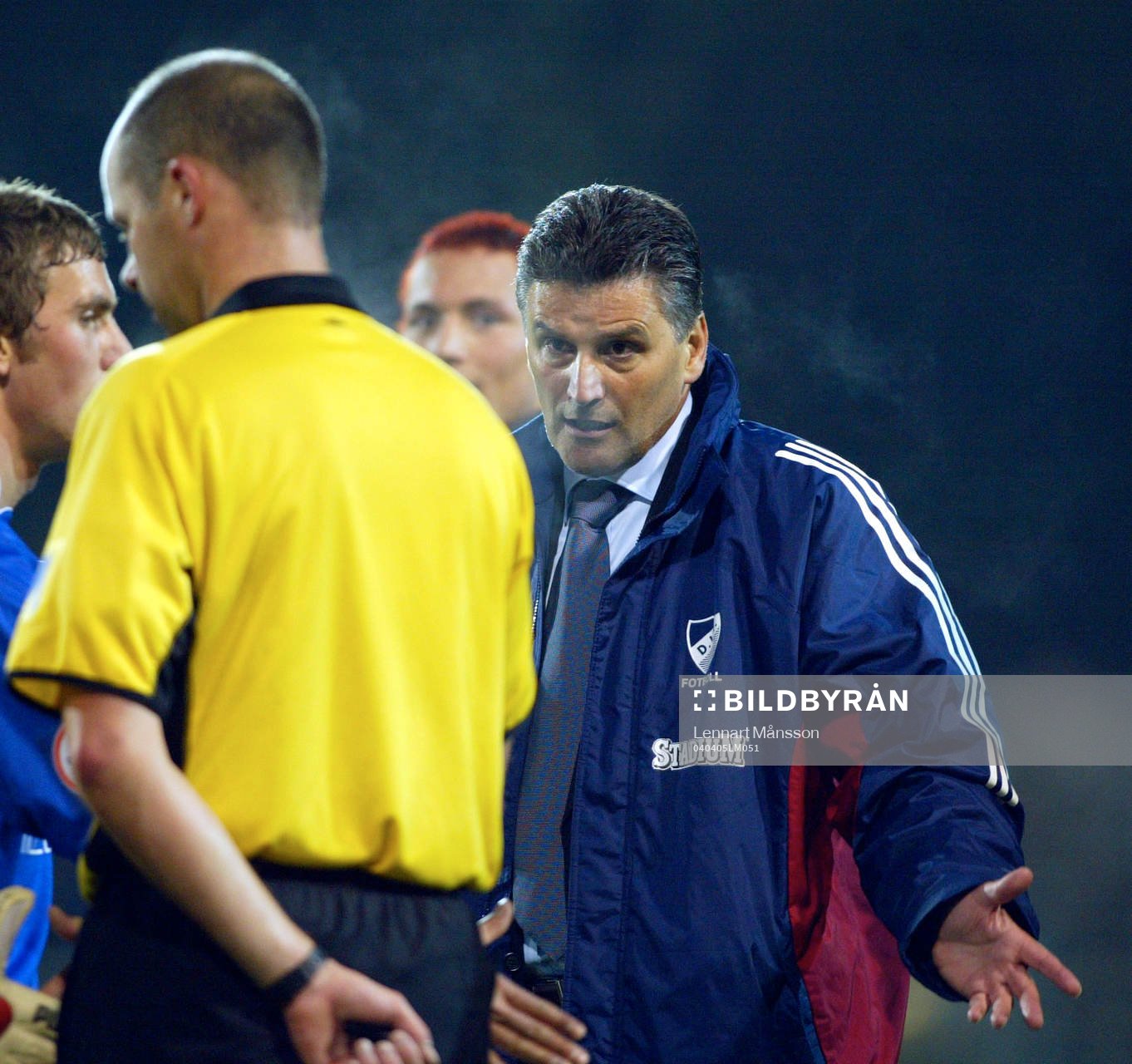 Zoran Lukic, tränare Djurgården och Martin Hansson,