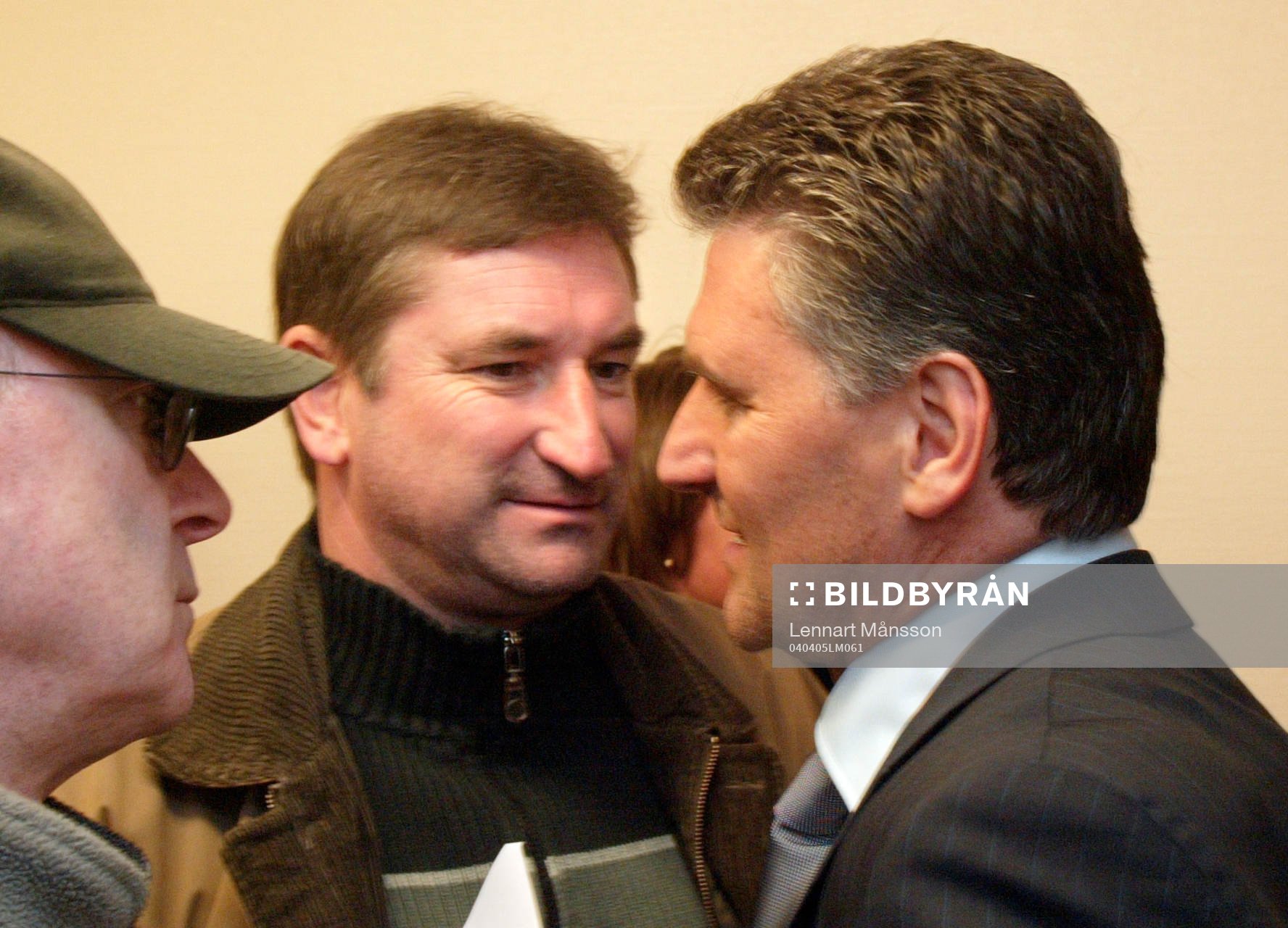 Stefan Alfelt (Journalist) och Zoran Lukic, tränare