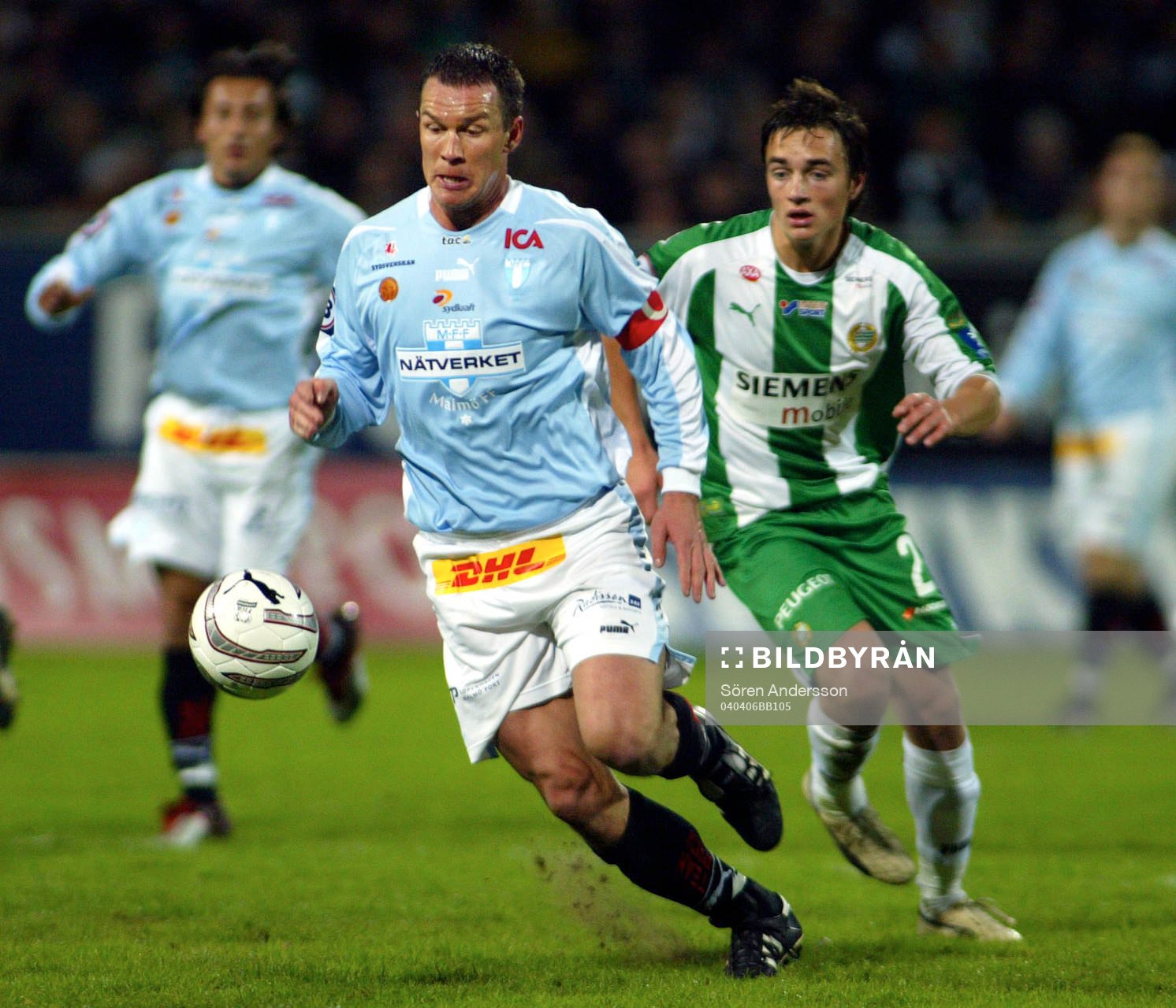 Patrik Andersson, Malmö och Petter Andersson, Hammarby