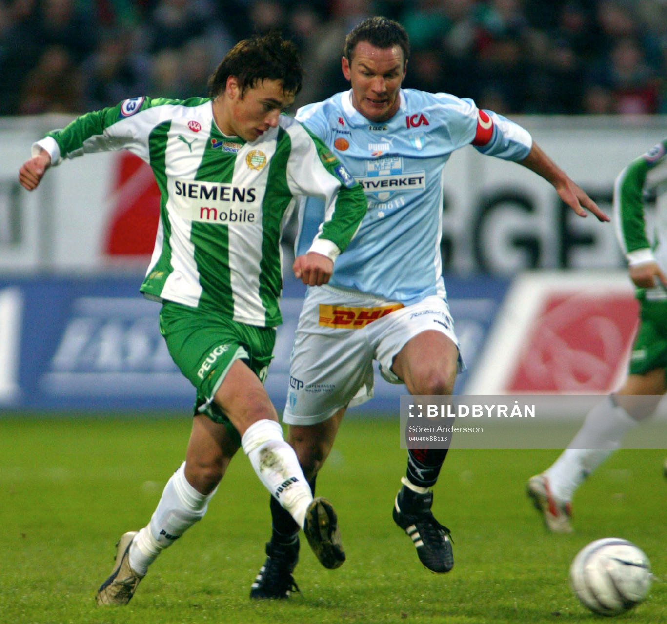 Patrik Andersson, Malmö och Petter Andersson, Hammarby