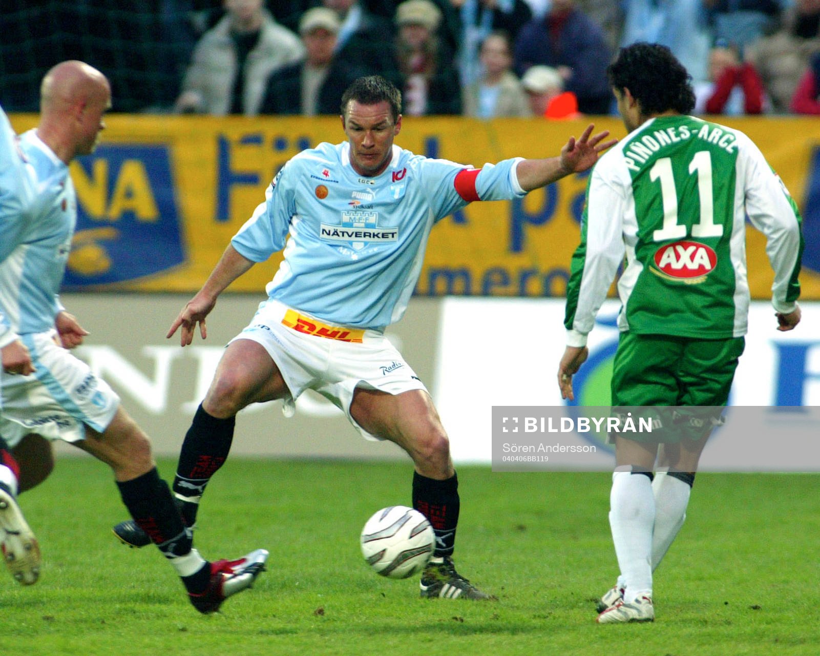 Patrik Andersson, Malmö och Pablo Pinones Acre, Hammarby
