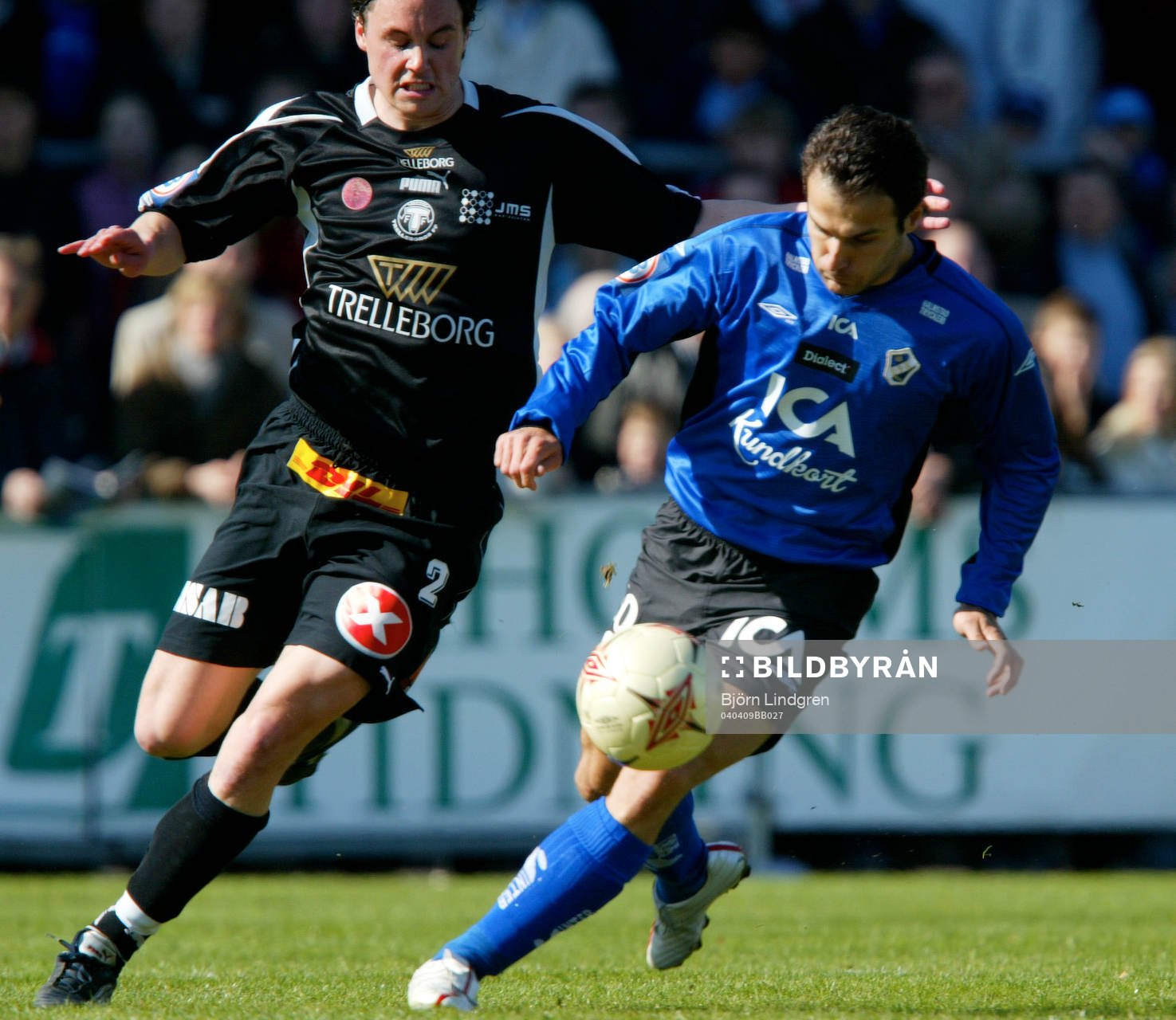 Jens Sloth, Trelleborg och Sharbel Touma, Halmstad