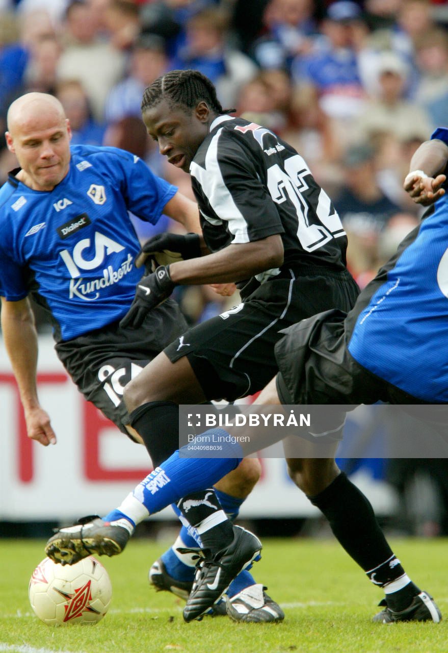 Magnus Svensson, Halmstad och Christopher Justice,