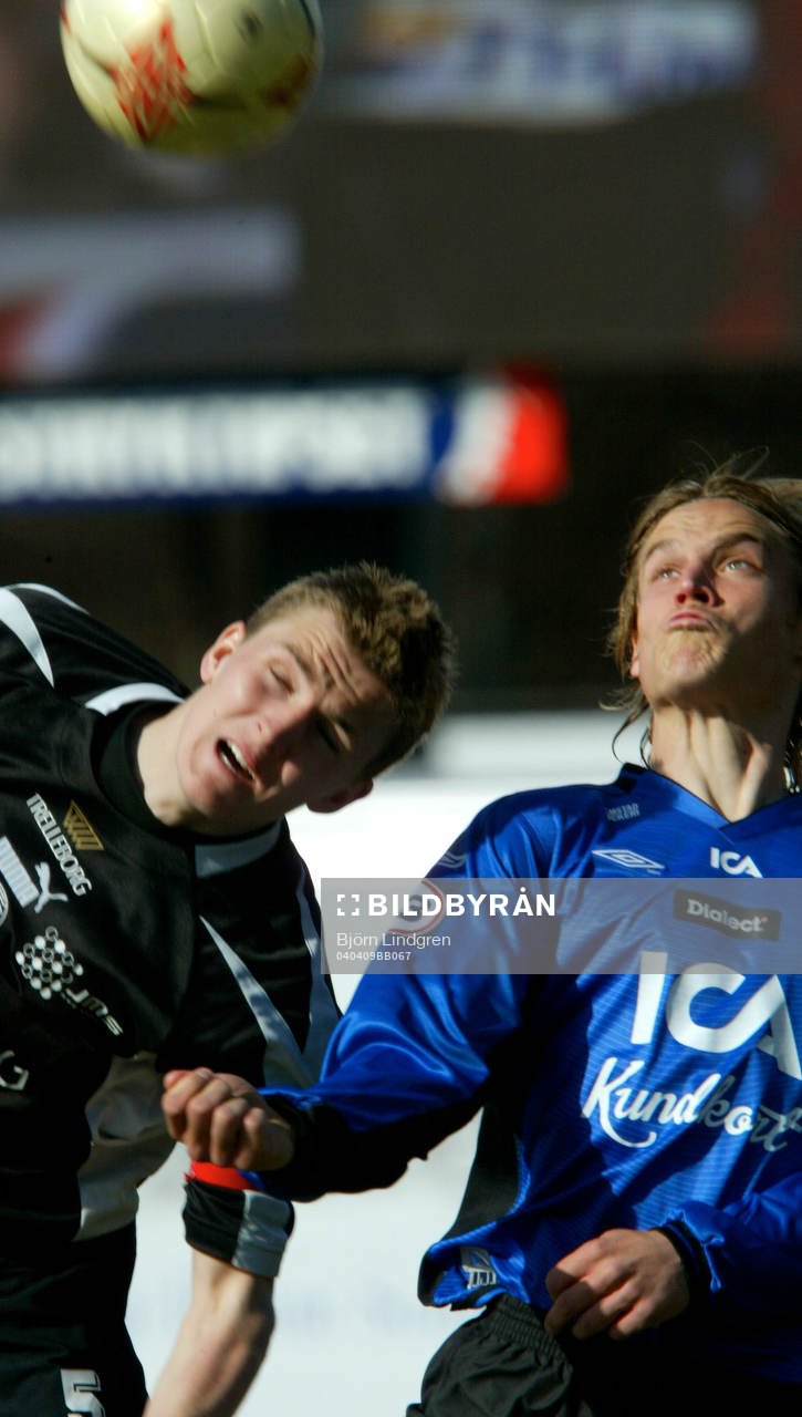 Peter Abelsson, Trelleborg och Markus Rosenberg, Halmstad