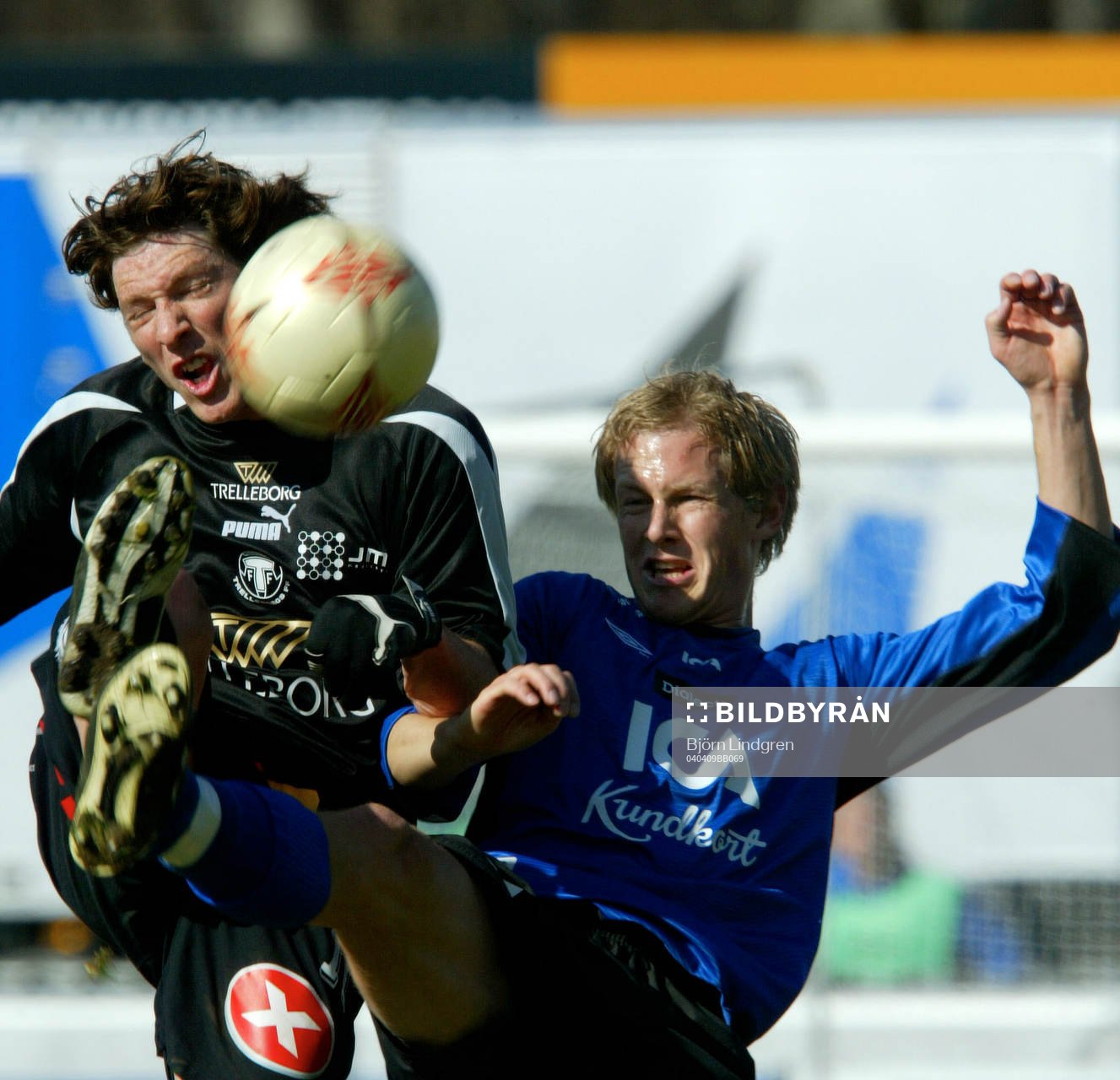 Erik Fischbein, Trelleborg och Magnus Andersson, Halmstad