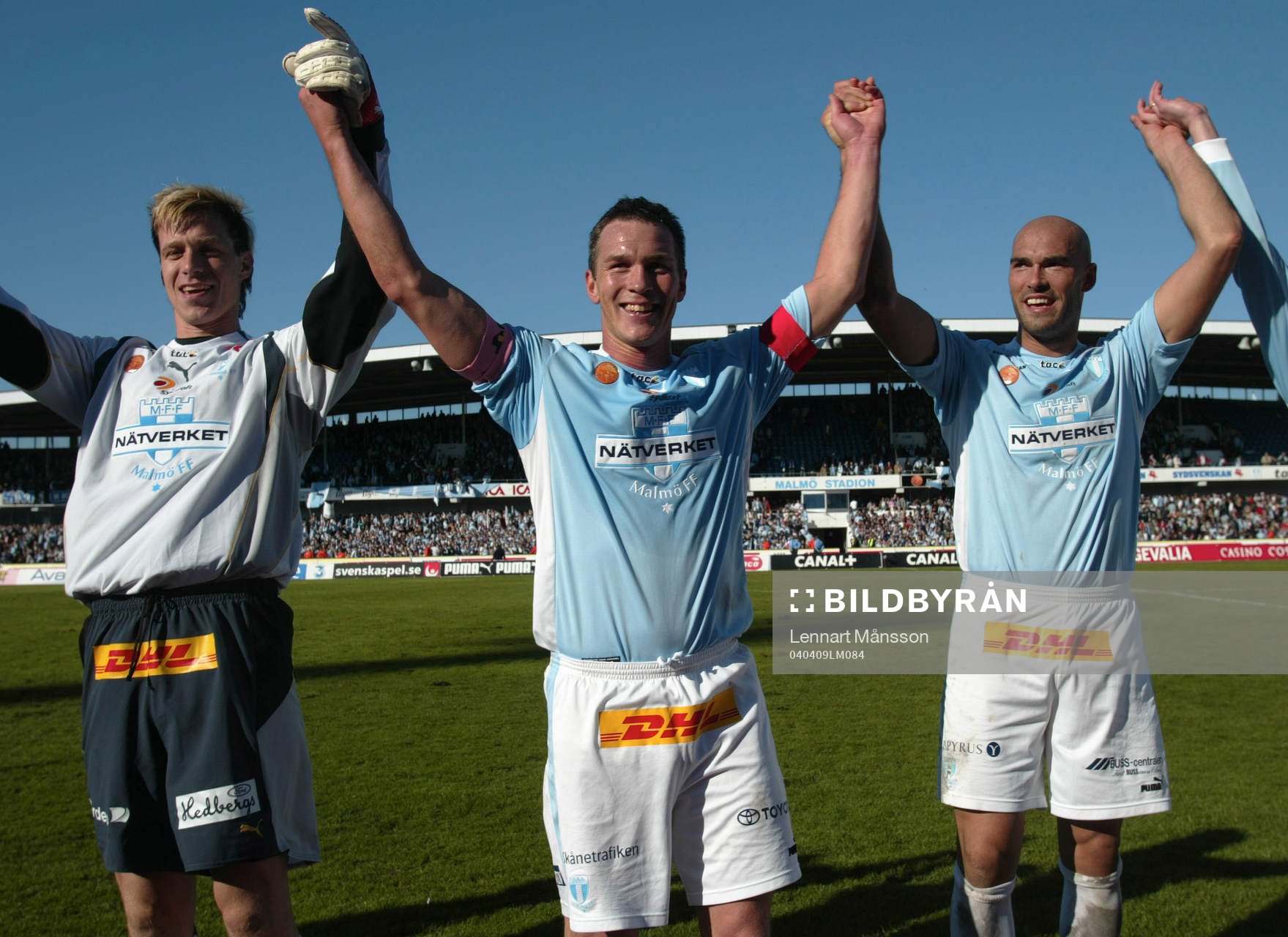 Patrik Andersson, Mattias Asper och Daniel Majstorovic,