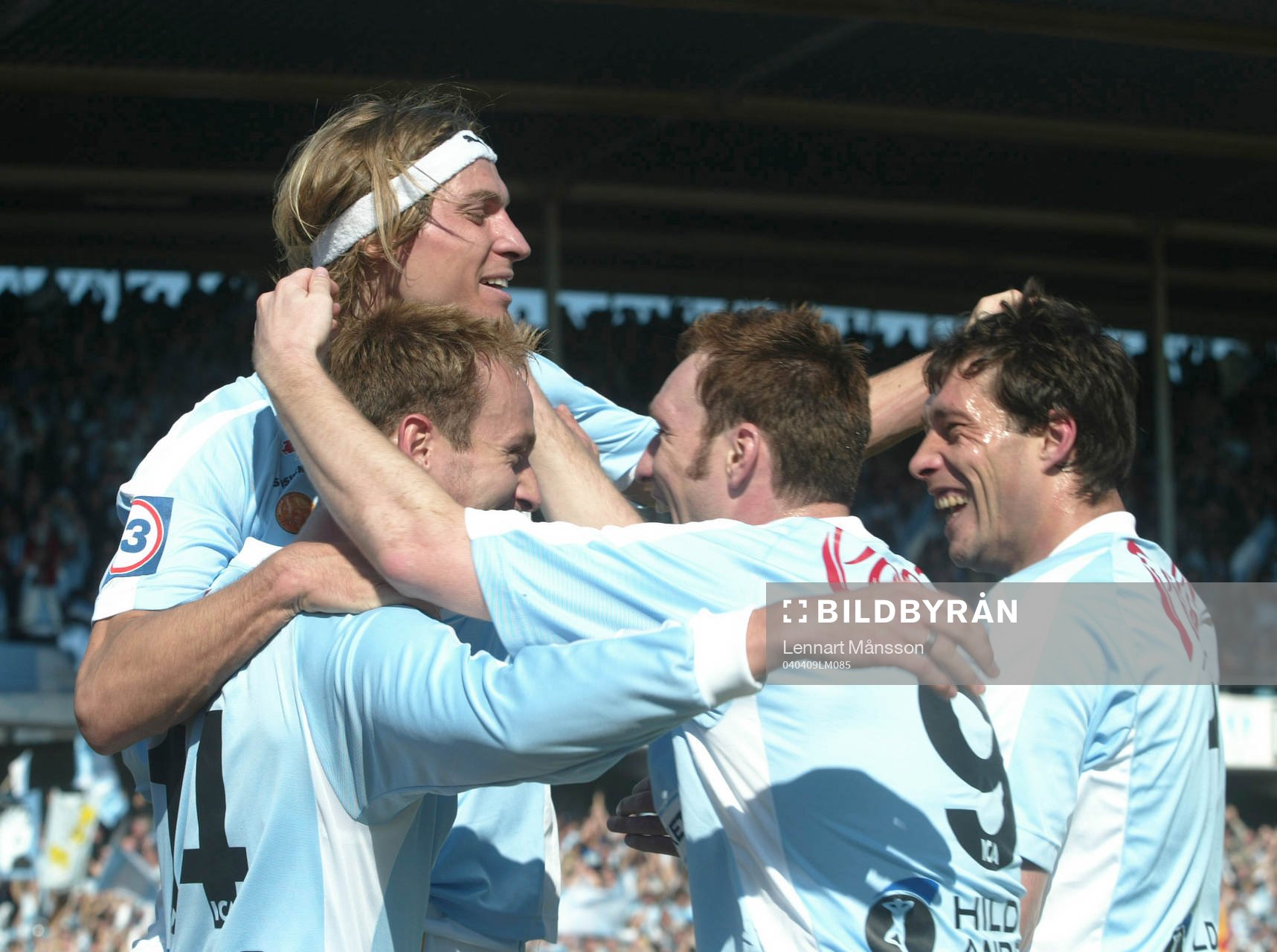  Tobias Grahn, Jon Inge Höiland, Niklas Skoog och Igor Sypniewski, Malmö FF (Jubel)
