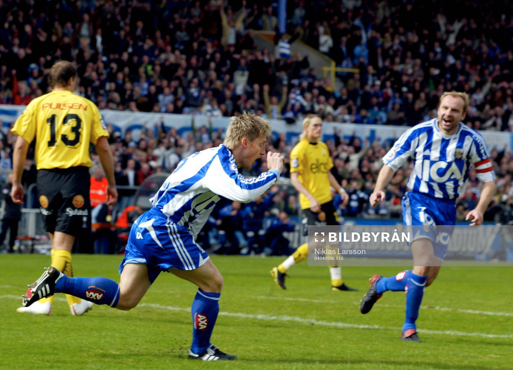 Fotboll, Allsvenskan, Göteborg - Elfsborg: Tomas Rosenkvist, Göteborg (Jubel)