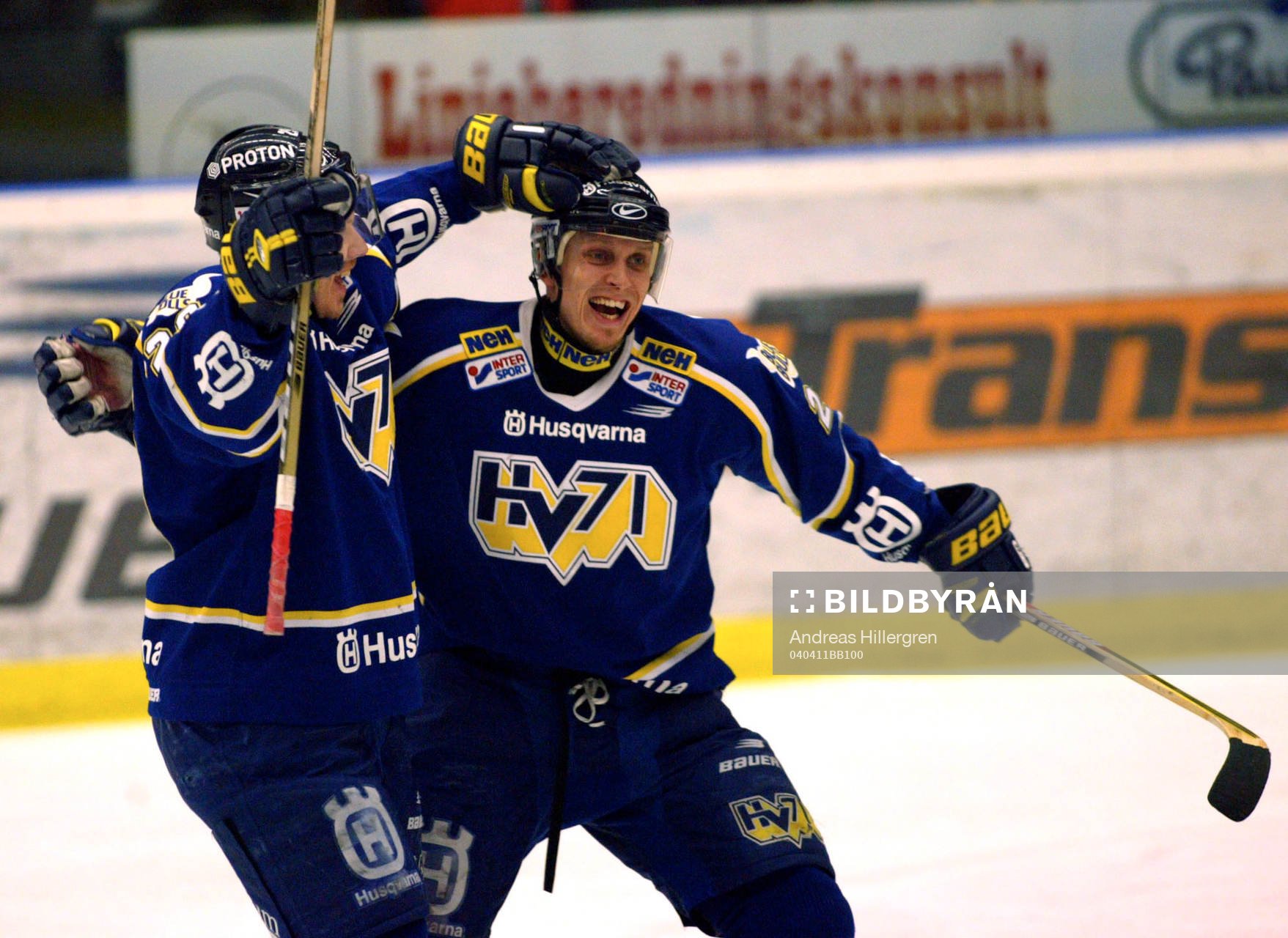 Mika Niskanen och Jouni Loponen, HV71 (Jubel)