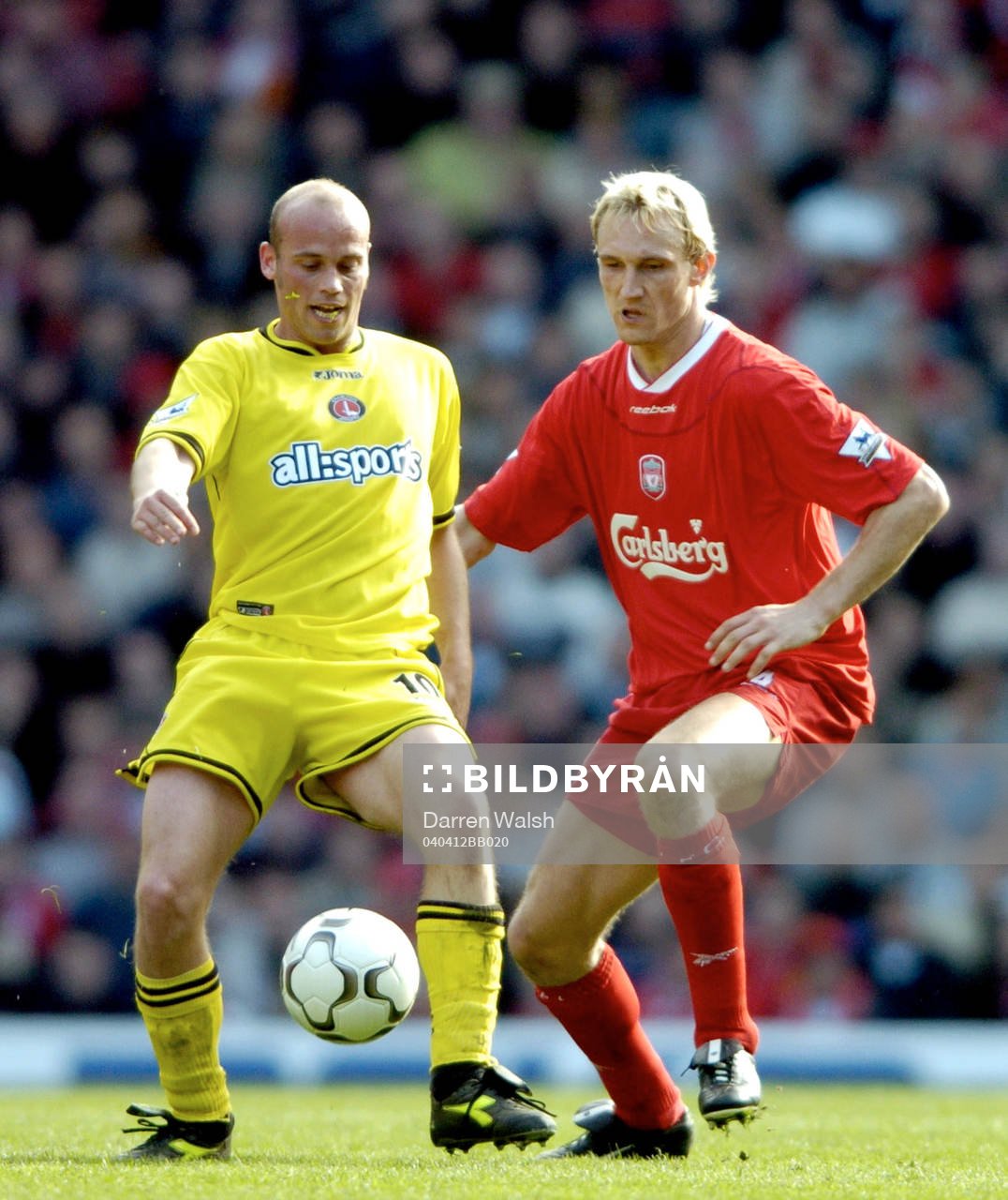 Sami Hyypiä, Liverpool och Claus Jensen, Charlton Athletic