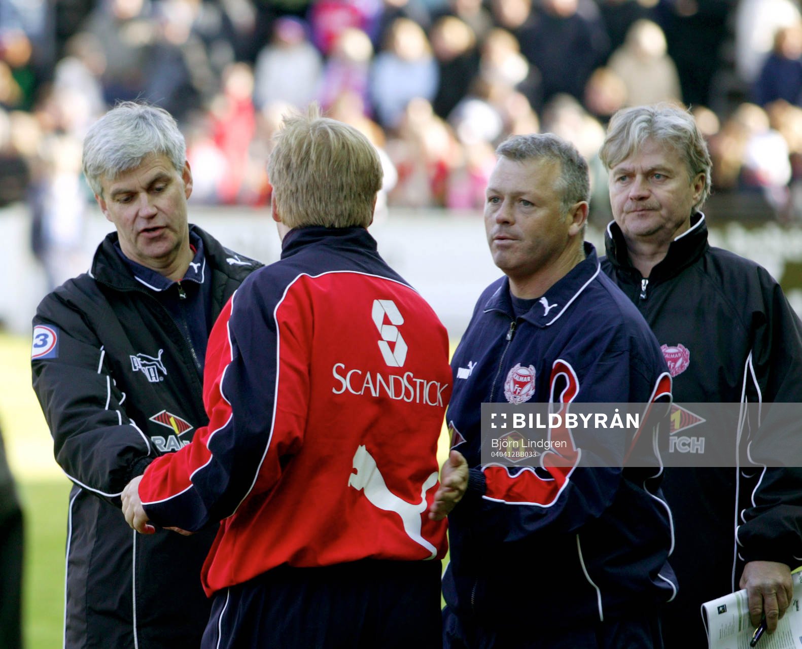 Kurt Arne Nanne Bergstrand, tränare Kalmar och Peter