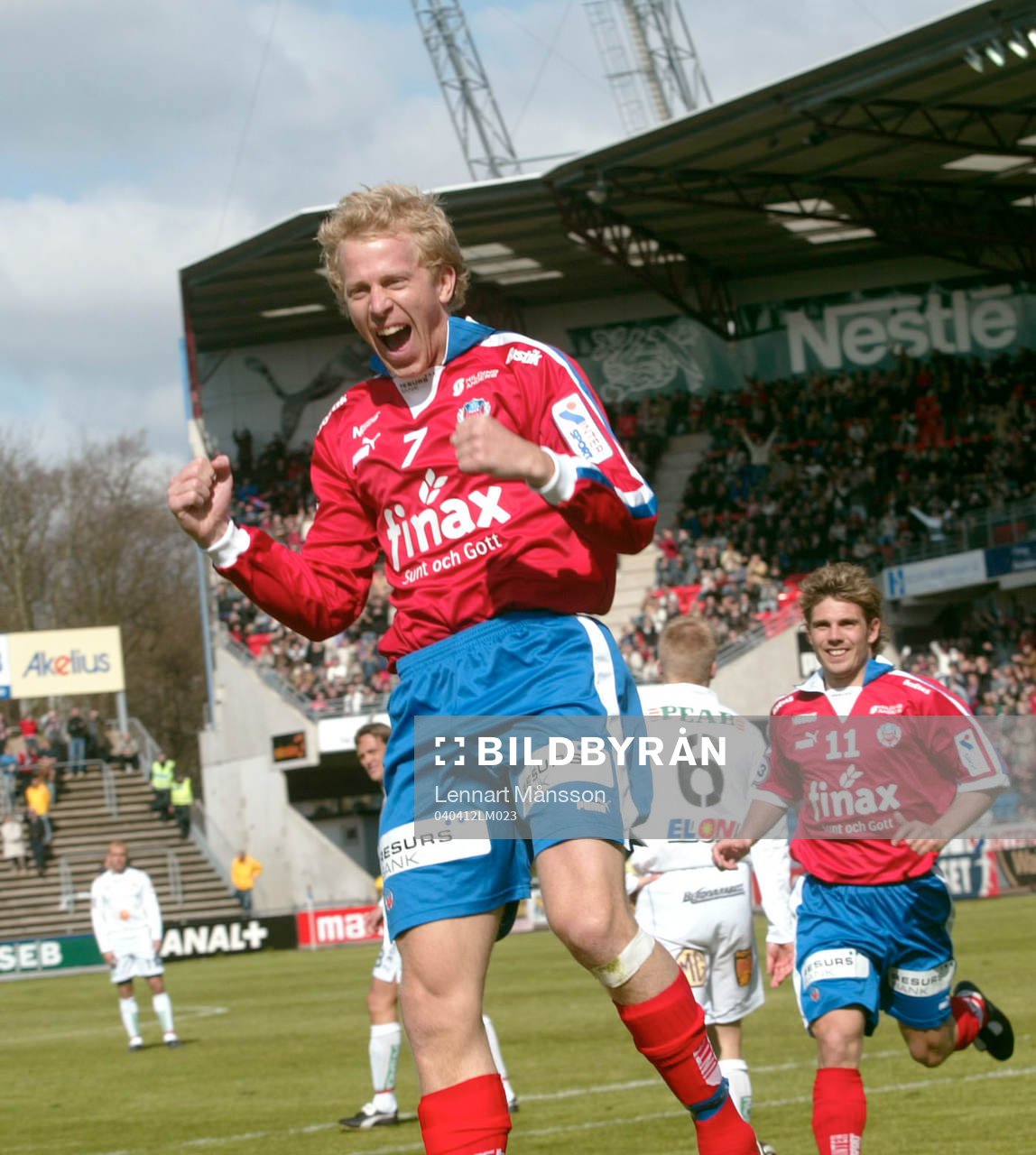 Gustaf Andersson, jubel