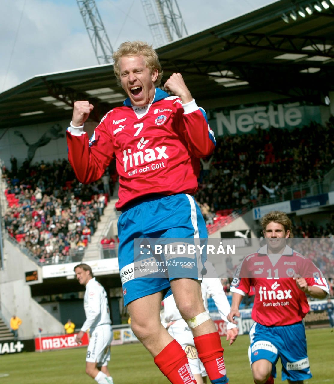 Gustaf Andersson, jubel