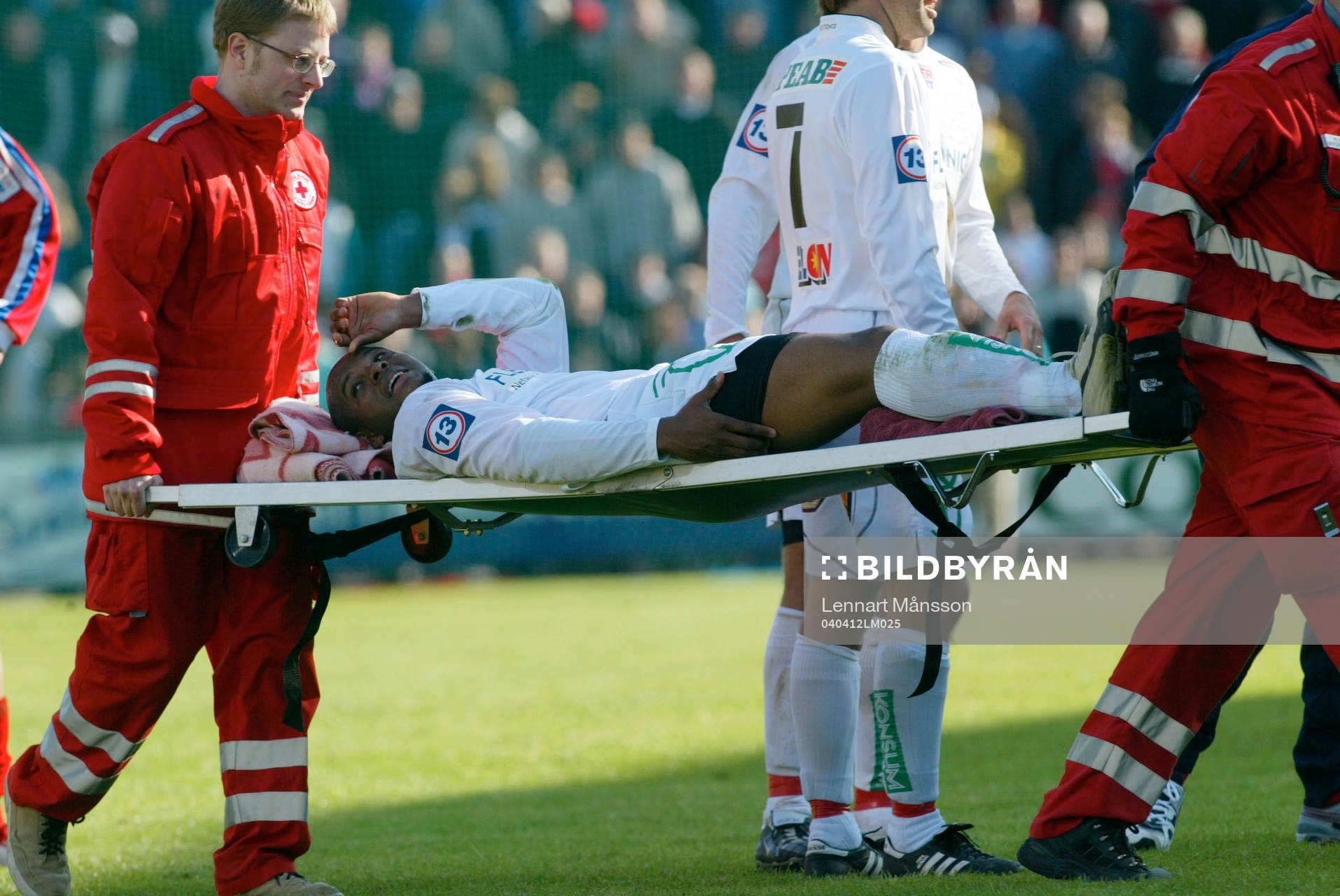 dede Andersson, Kalmar. Skada, bår