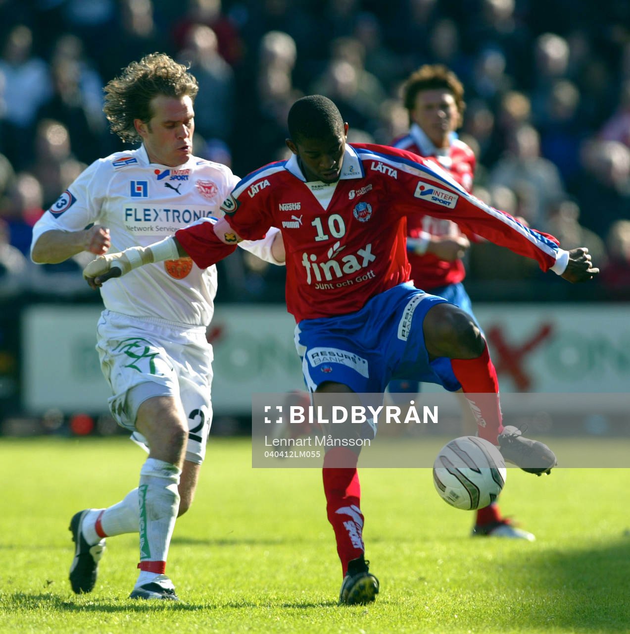 Thando Mngnomi, Helsingborg och Lasse Johansson, Kalmar