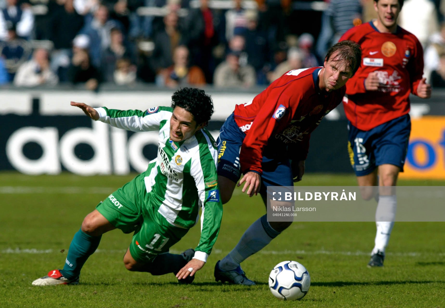  Markus Johannesson, Örgryte och Pablo Pinones-Arce, Hammarby.