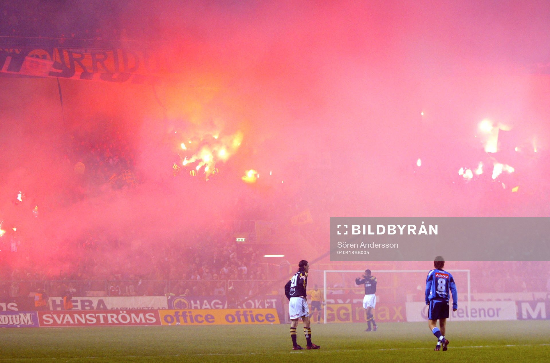 Rök, Bengaliska Eld, Råsunda