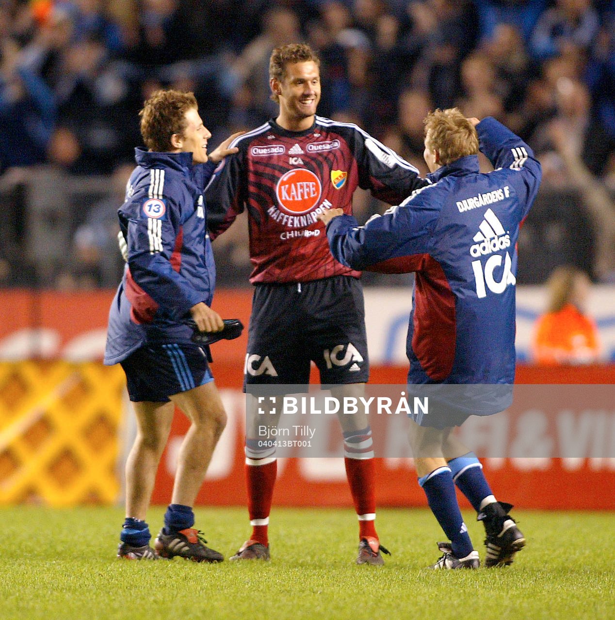 Tobias Hysén, Stefan Bergtoft och Andreas Isaksson,