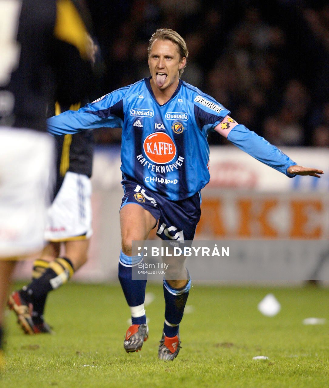  Andreas Johansson, Djurgården jubel efter 3-1 målet..