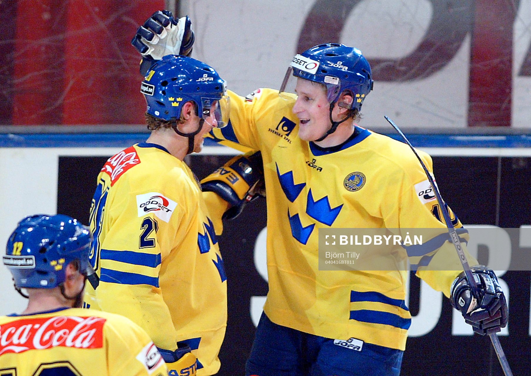 Dick Tärnström och Jonathan Hedström, Sverige jublar