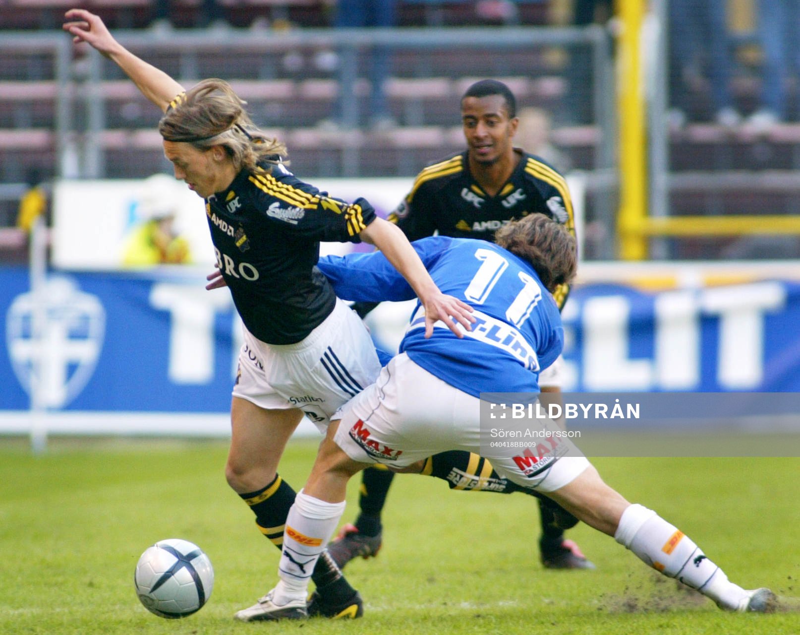 Mattias Moström, AIK och Eric Fischbein, Trelleborg