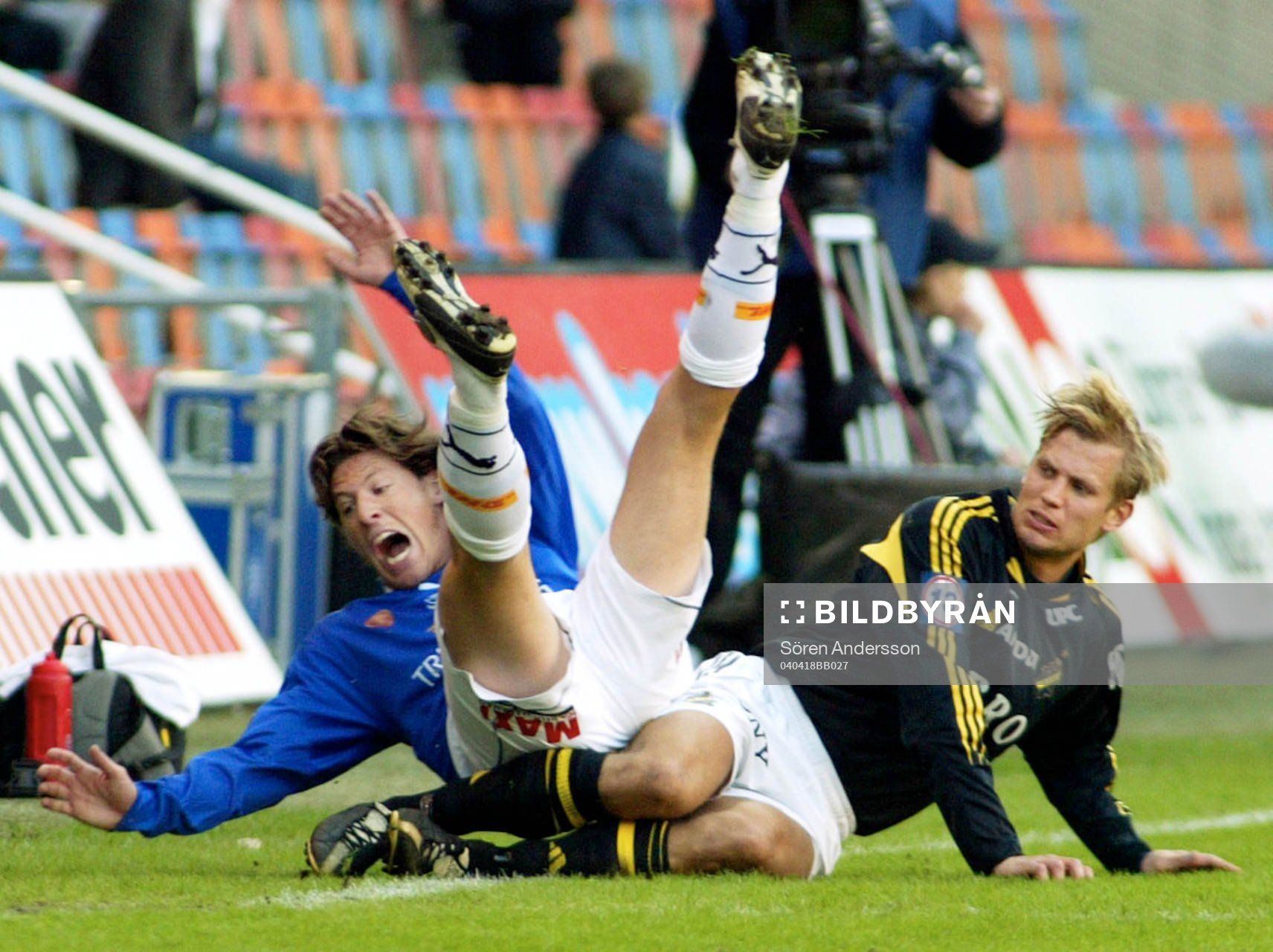 Martin Åslund, AIK och Eric Fischbein, Trelleborg