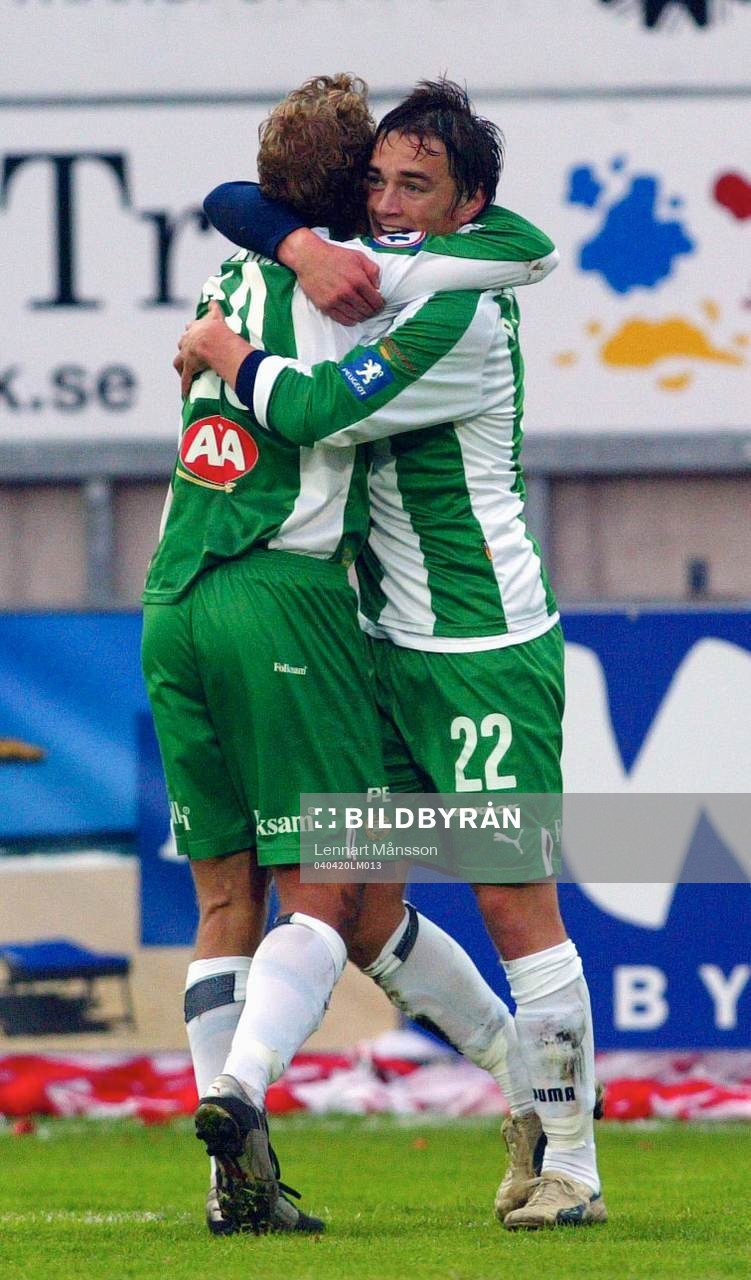 Erik Johansson och Petter Andersson, Hammarby jublar