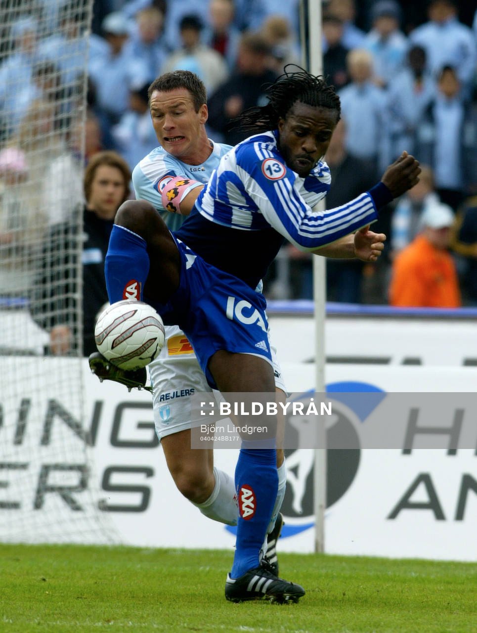 Patrik Andersson, Malmö och Peter Ijeh, Göteborg