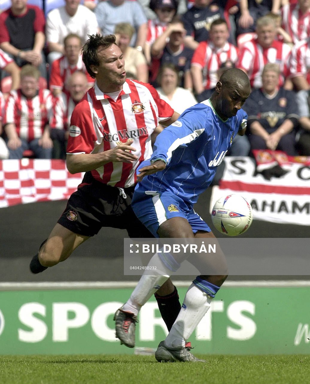 Joachim Björklund, Sunderland och Jason Roberts, Wigan