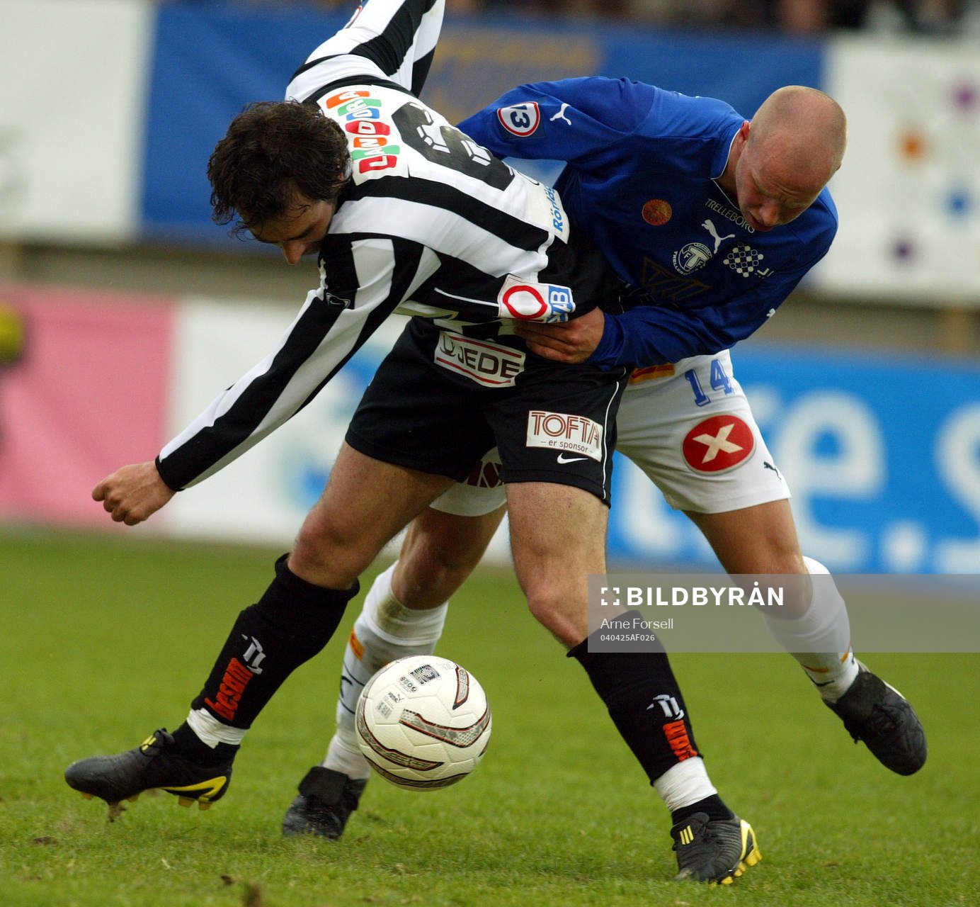 Johan Laursen, Trelleborg och Pierre Gallo, Landskrona