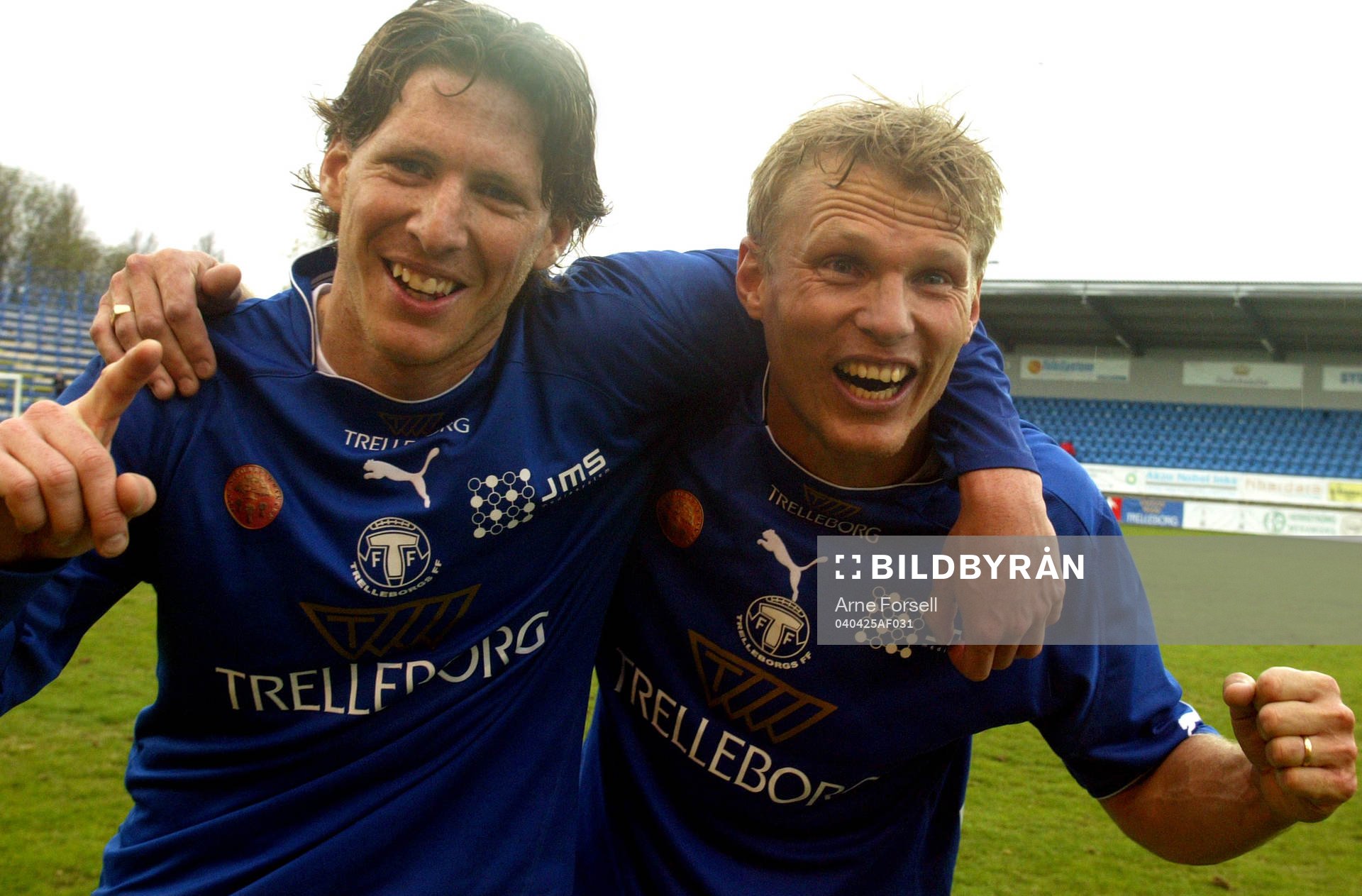 Eric Fischbein och Mats Lilienberg, Trelleborg (Jubel)