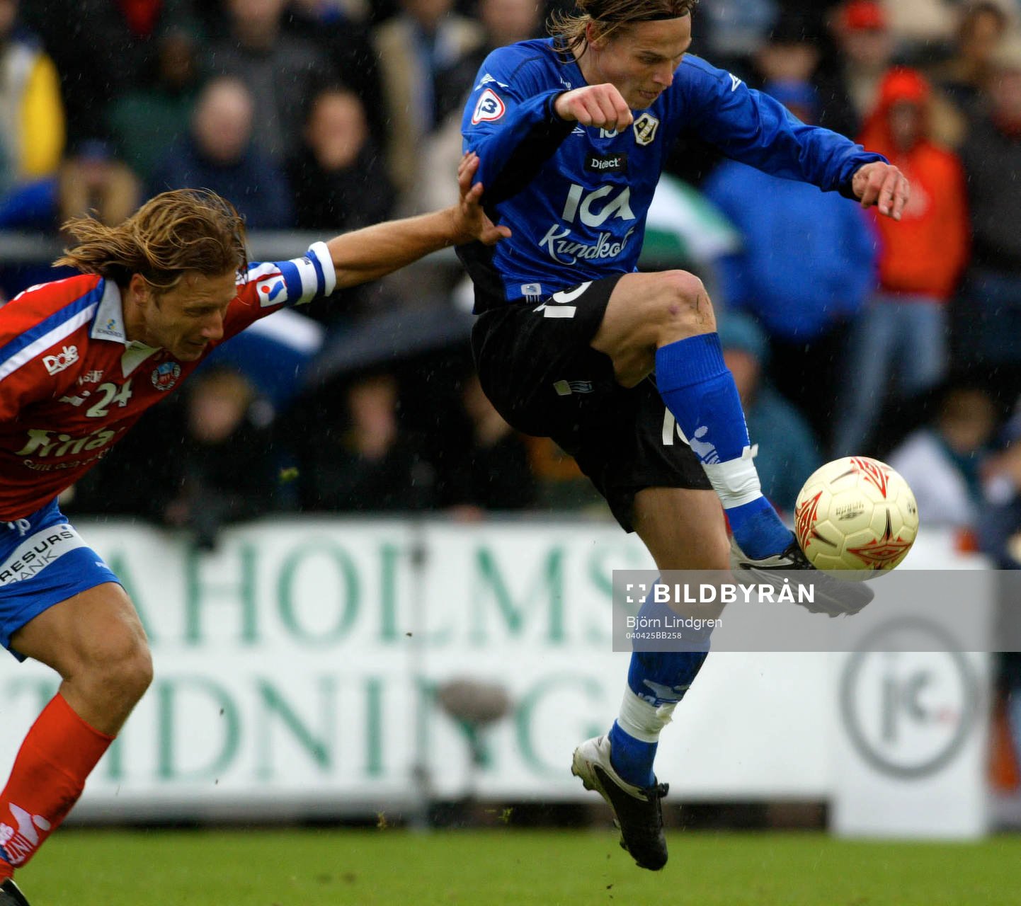 Markus Rosenberg, Halmstad och Jesper Jansson, Helsingborg