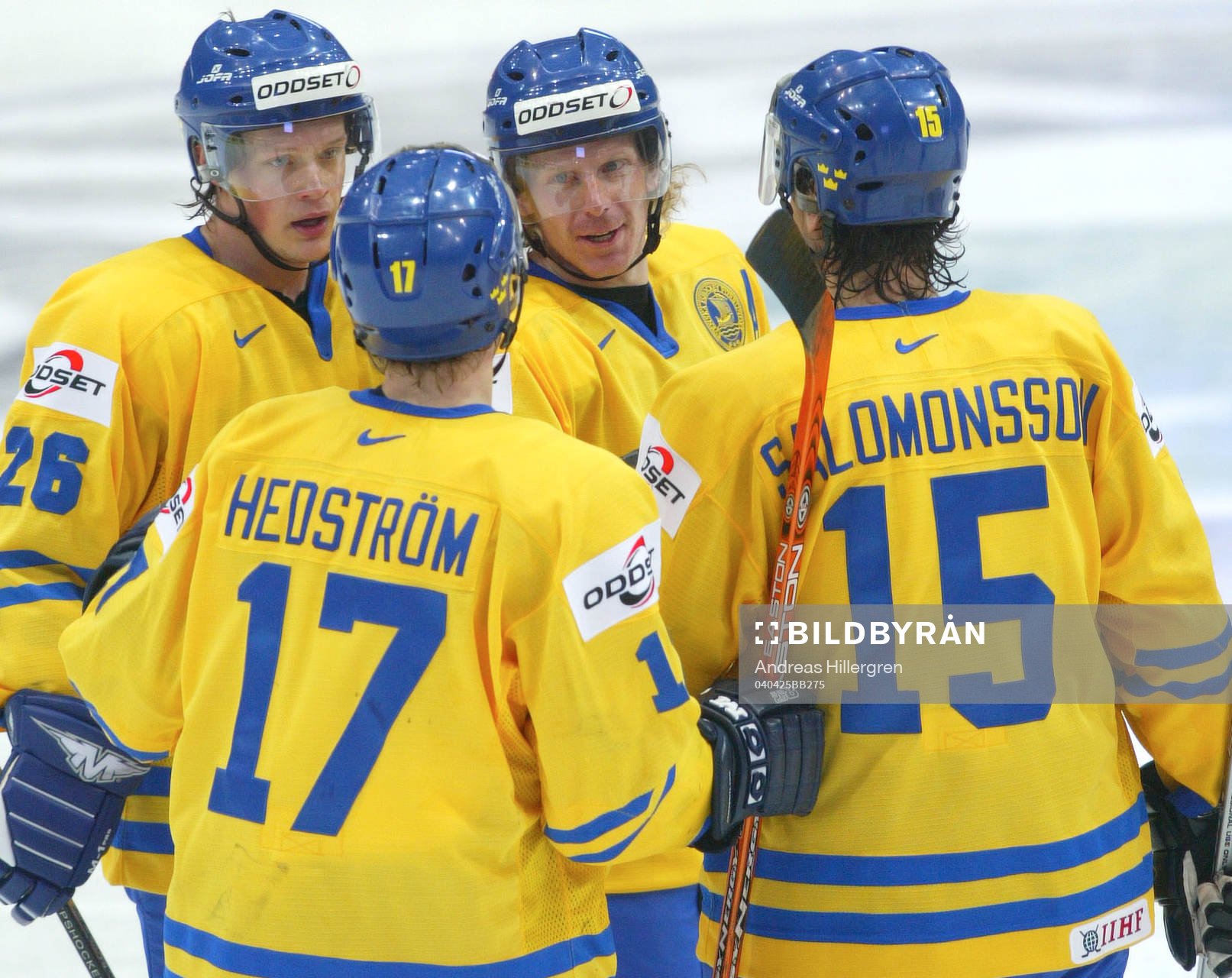 Daniel Alfredsson, Samuel Påhlsson, Andreas Salomonsson