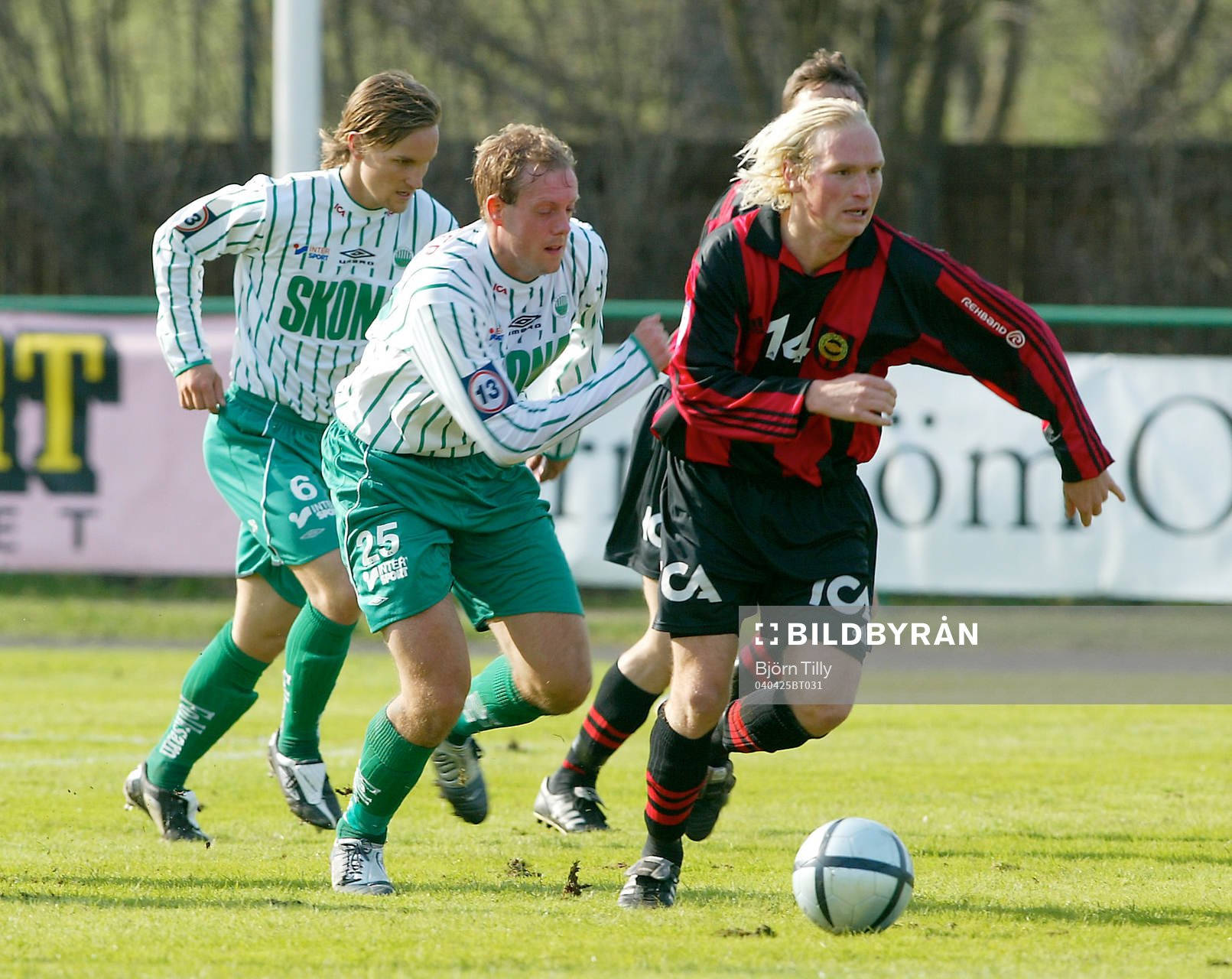  Jonas Bjurström, Daniel Lohm, Frölunda och Martin Ekström, Brommapojkarna.