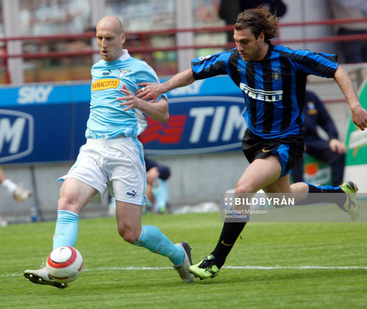 Jaap Stam, Lazio och Christian Vieri, Inter
