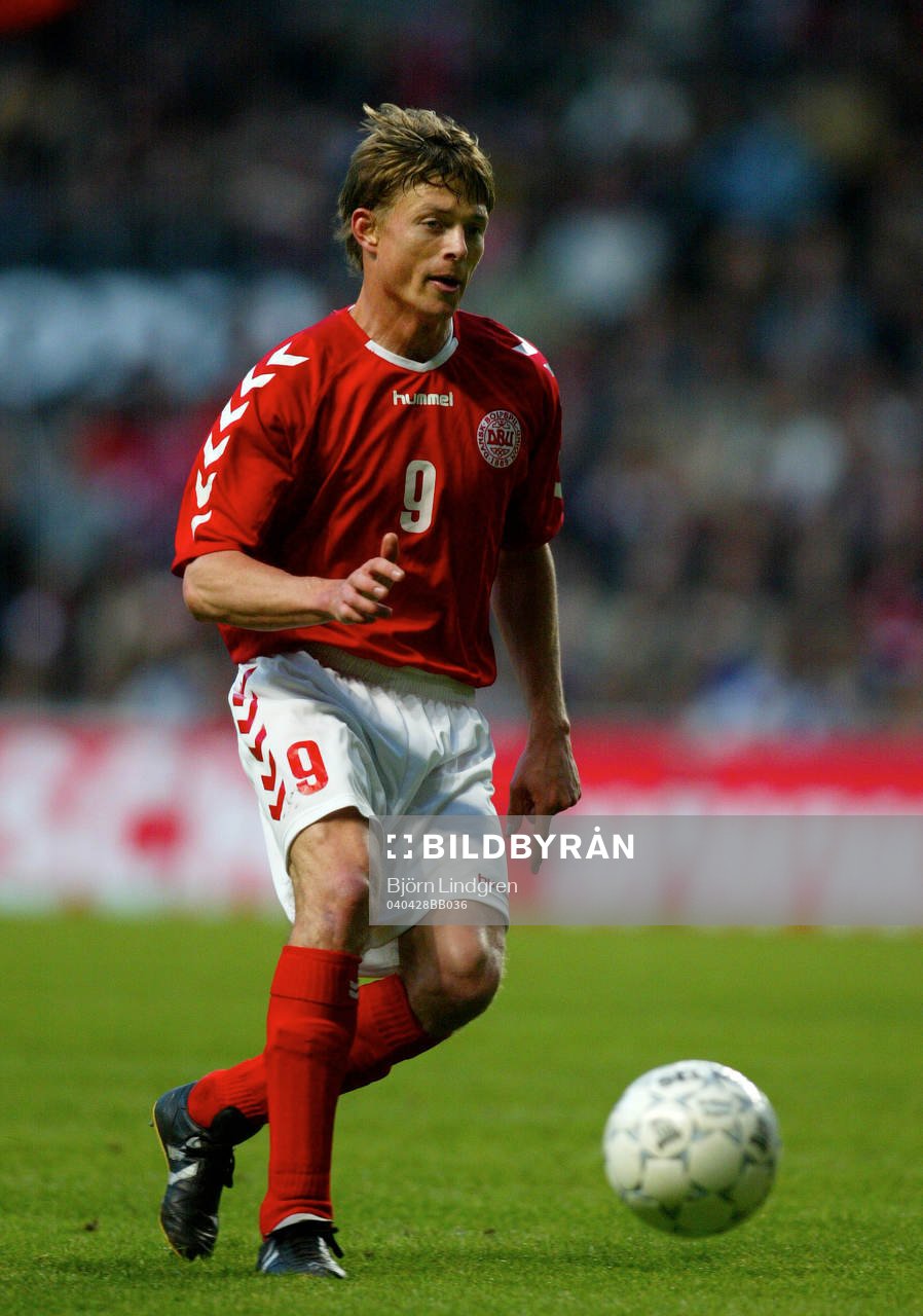 Fotboll, Träningsmatch, Jon Dahl Thomasson, Danmark