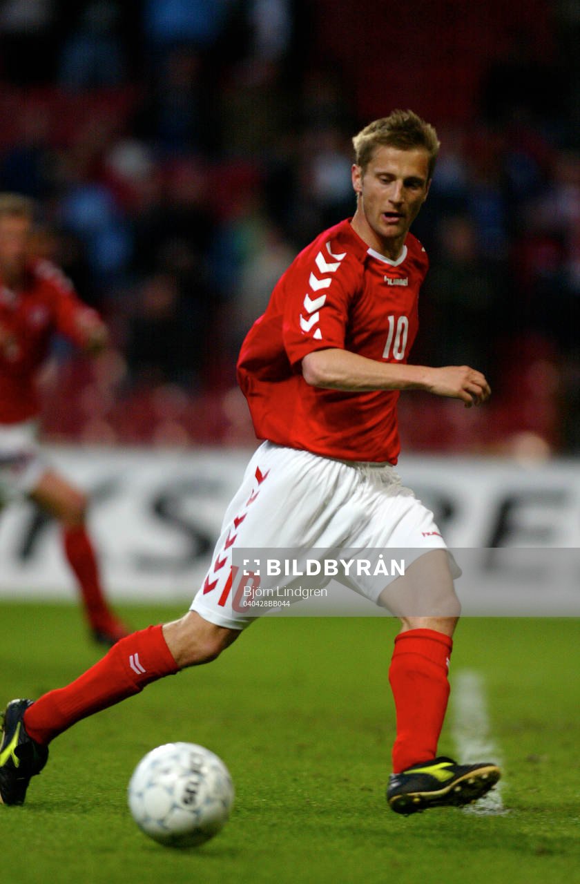 Fotboll, Träningsmatch, Martin Jörgensen, Danmark