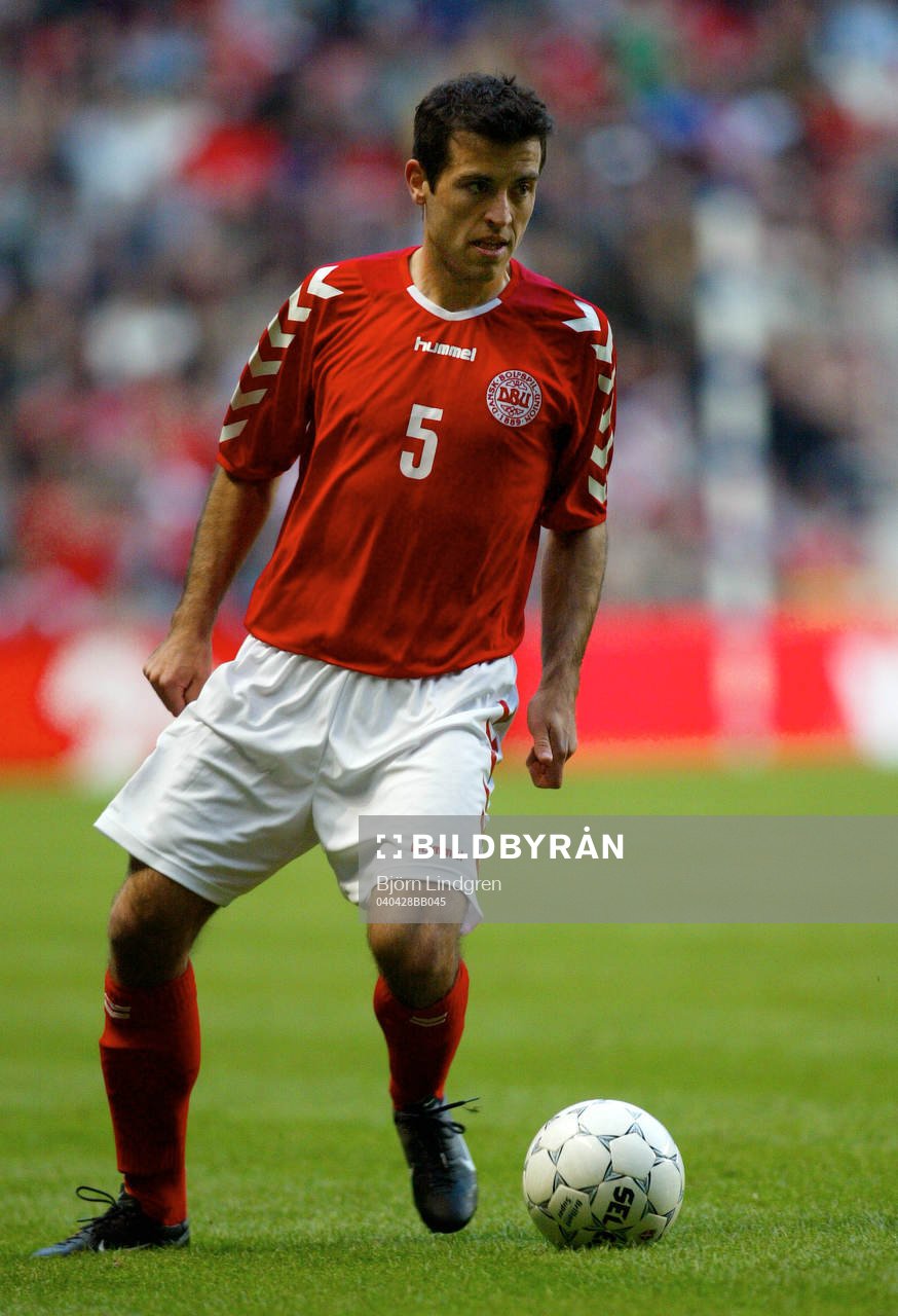 Fotboll, Träningsmatch, Niclas Jensen, Danmark