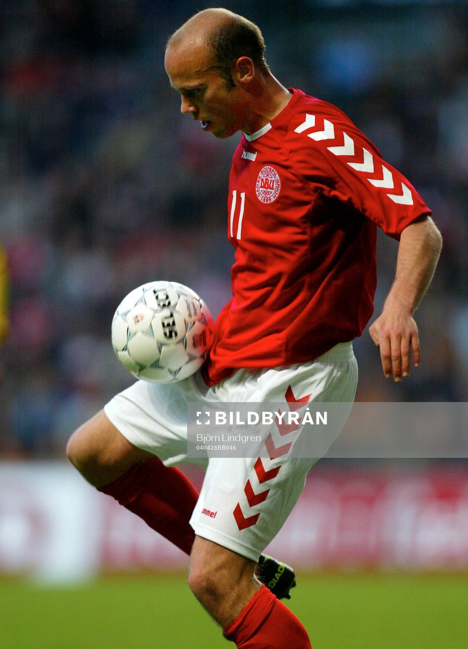 Fotboll, Träningsmatch, Claus Jensen, Danmark