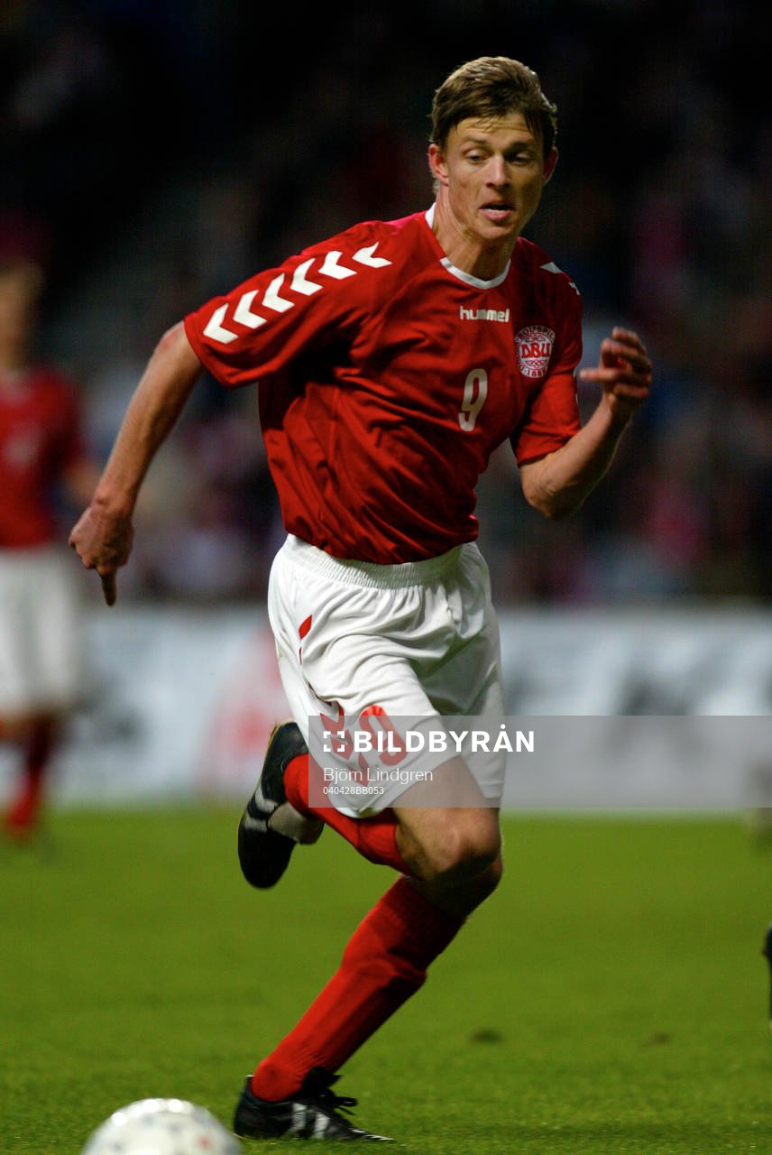 Fotboll, Träningsmatch, Jon Dahl Thomasson, Danmark