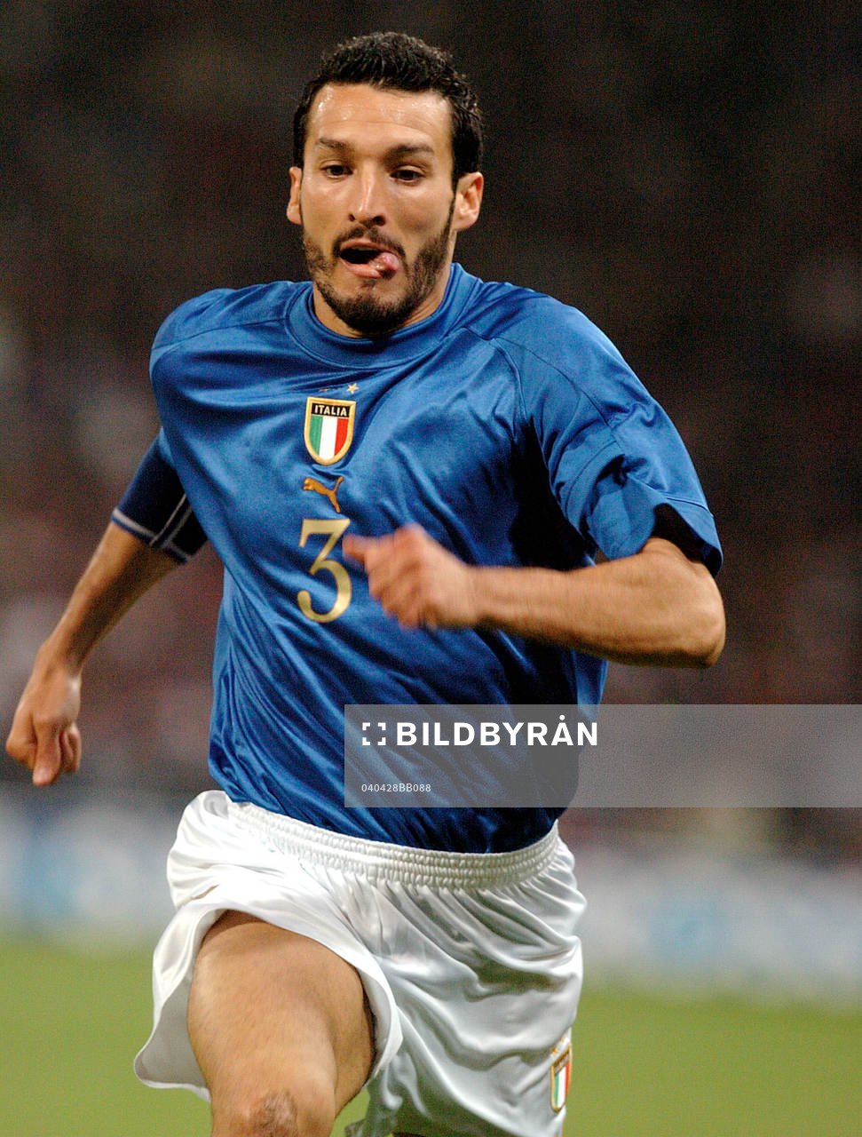 Fotboll, Zambrotta, Italien.