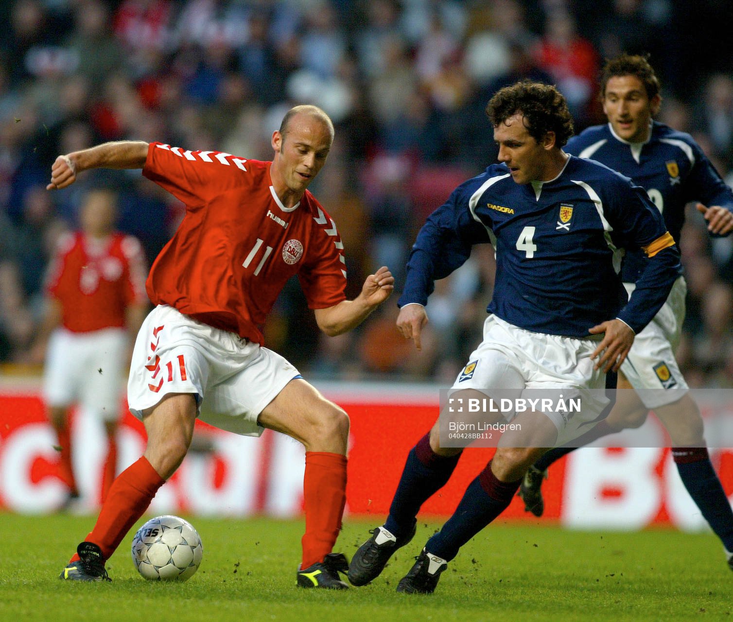  Claus Jensen, Danmark och Christian Dailly, Skottland