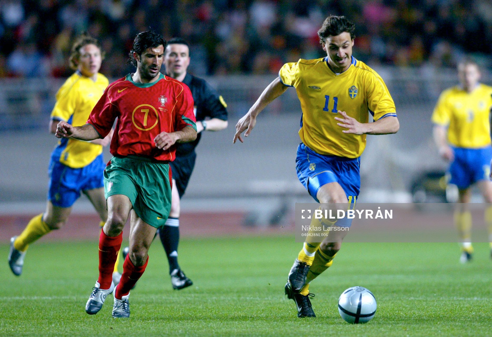 Zlatan Ibrahimovic, Sverige och Luis Figo, Portugal